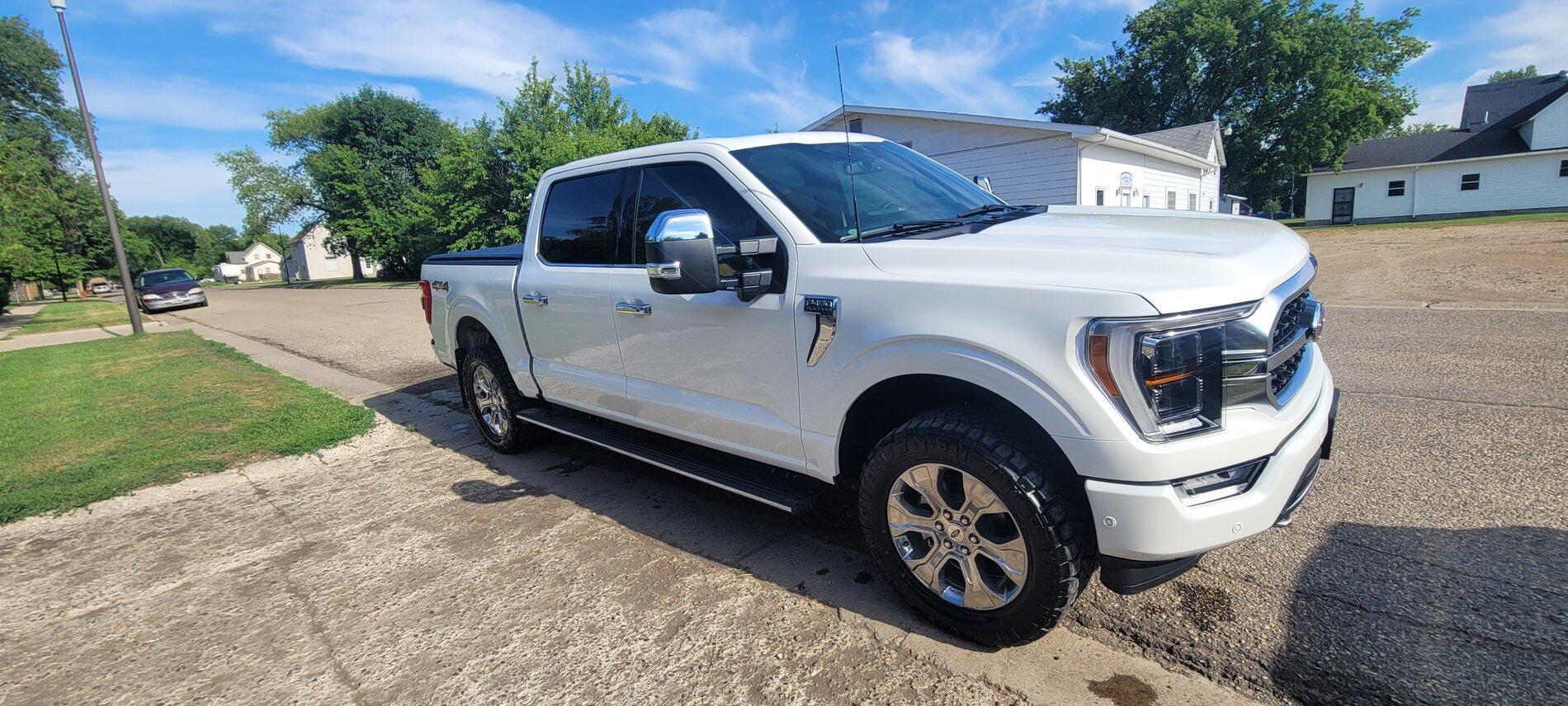 Ford F-150 2.25” ReadyLIFT Leveling Kit with 35's installed on my 2021 F-150 20210624_175307
