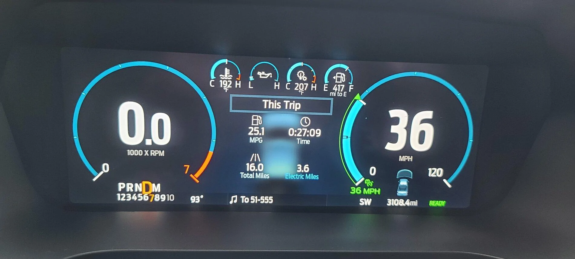 Ford F-150 PowerBoost rough charging idle. 20210810_120318