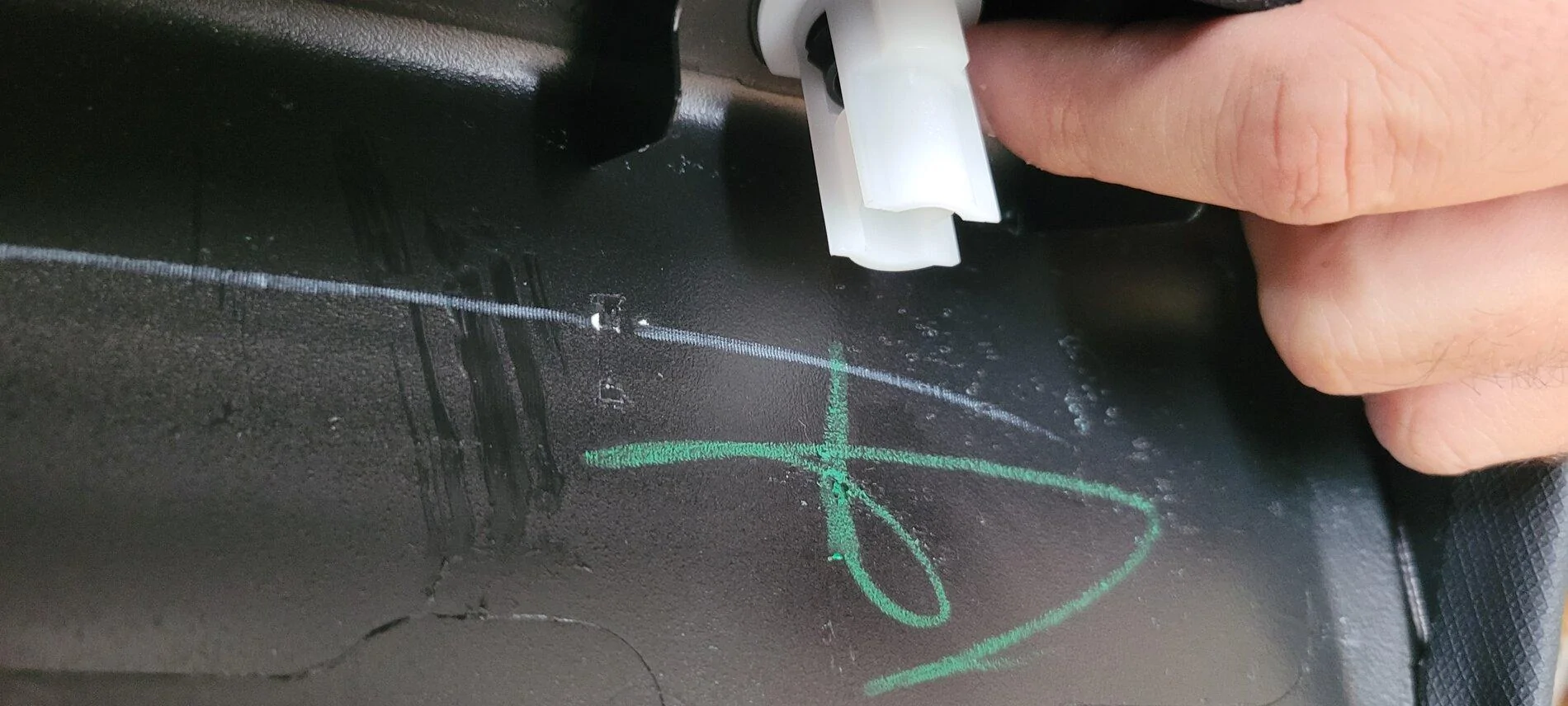 Ford F-150 Door rattle fix - arm rest (pics) 20210914_152346