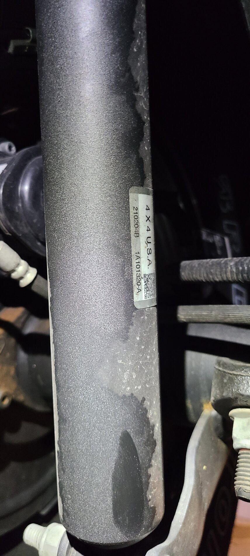 Ford F-150 Leaking fx4 rear shock 20210918_160409