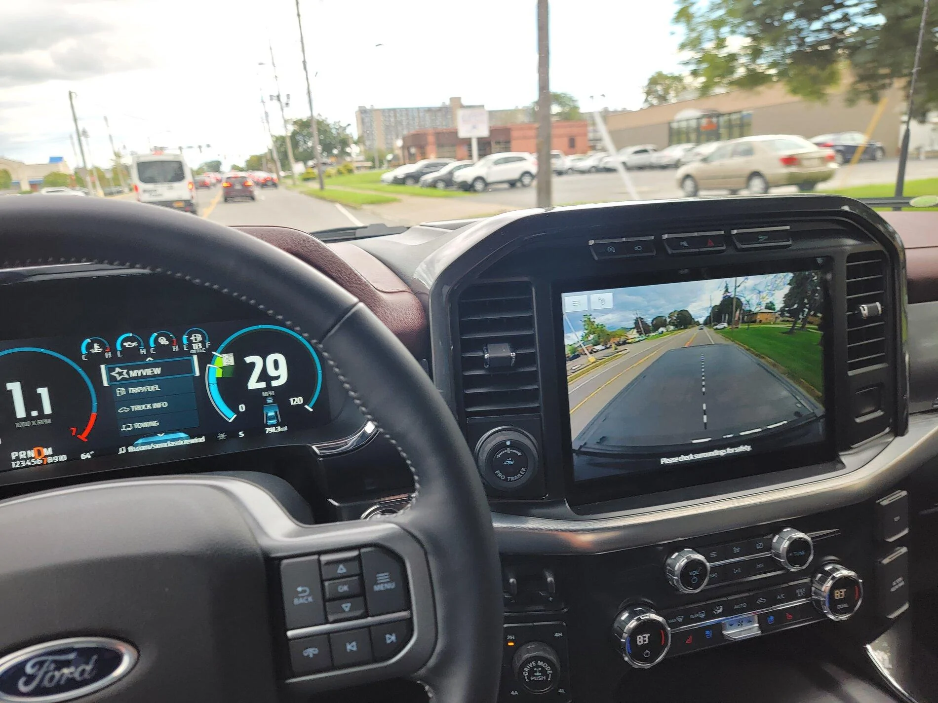 Ford F-150 Rear Camera while driving like 22’ superduty? 20210929_160819