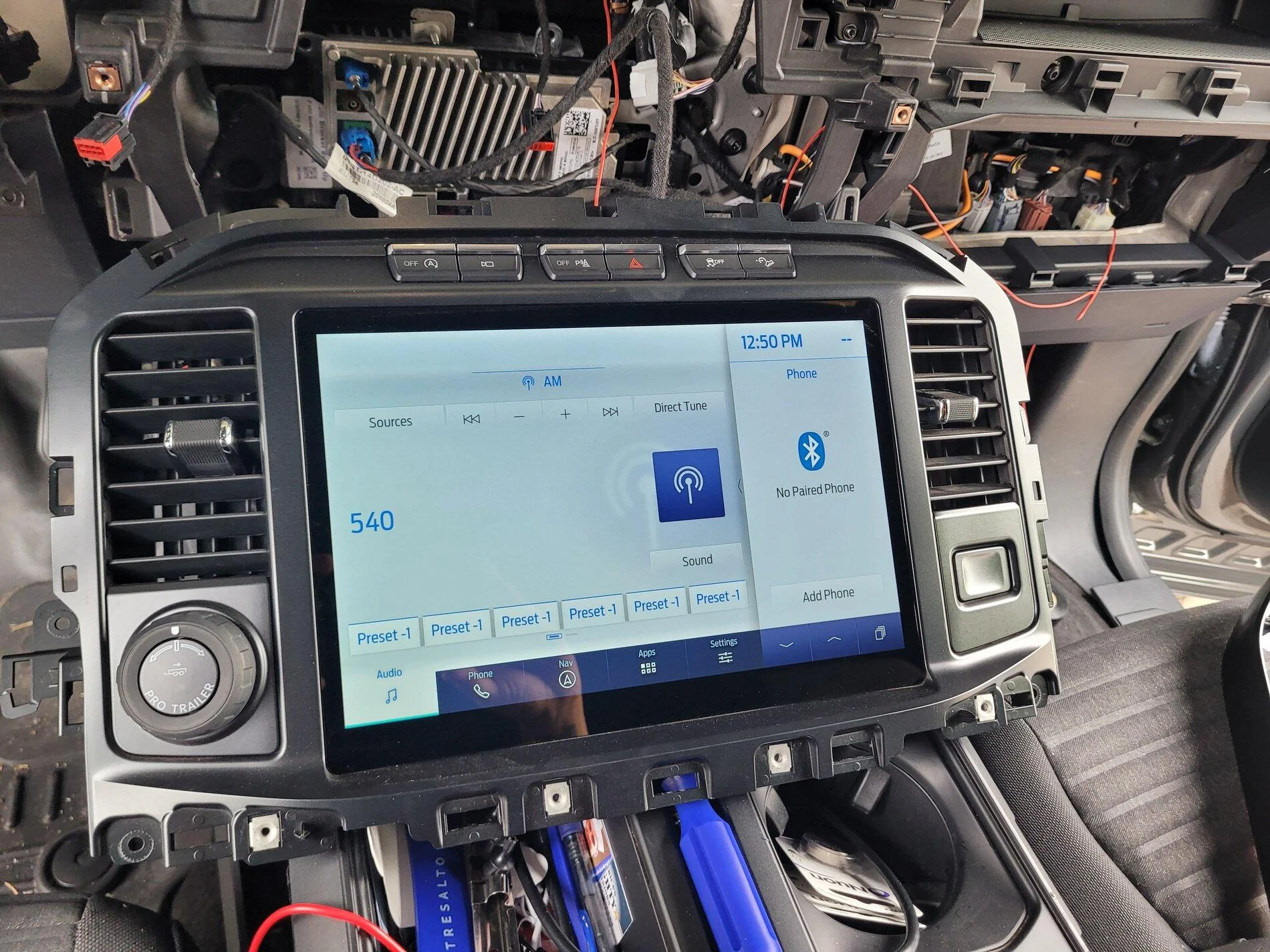 Ford F-150 8” cluster to 12” cluster swap 20211008_125054