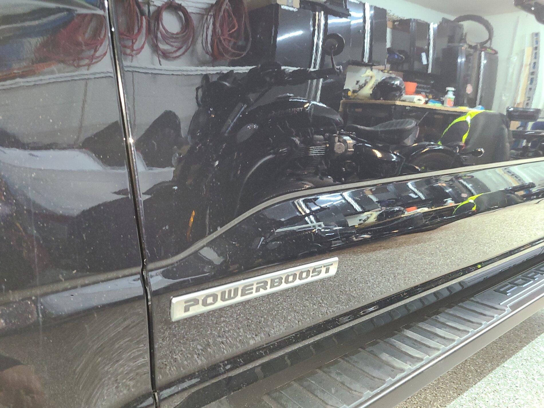 Ford F-150 Thinking about removing the Powerboost emblems 20211018_162726