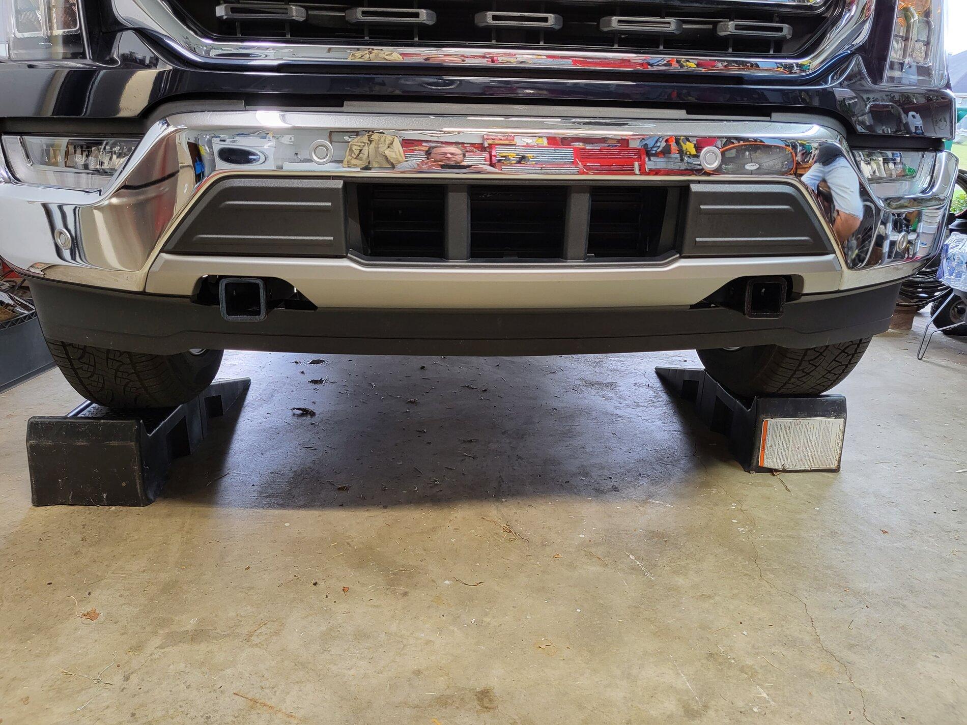 Ford F-150 Any product to convert front tow hook to hitch receiver? 20211024_171350