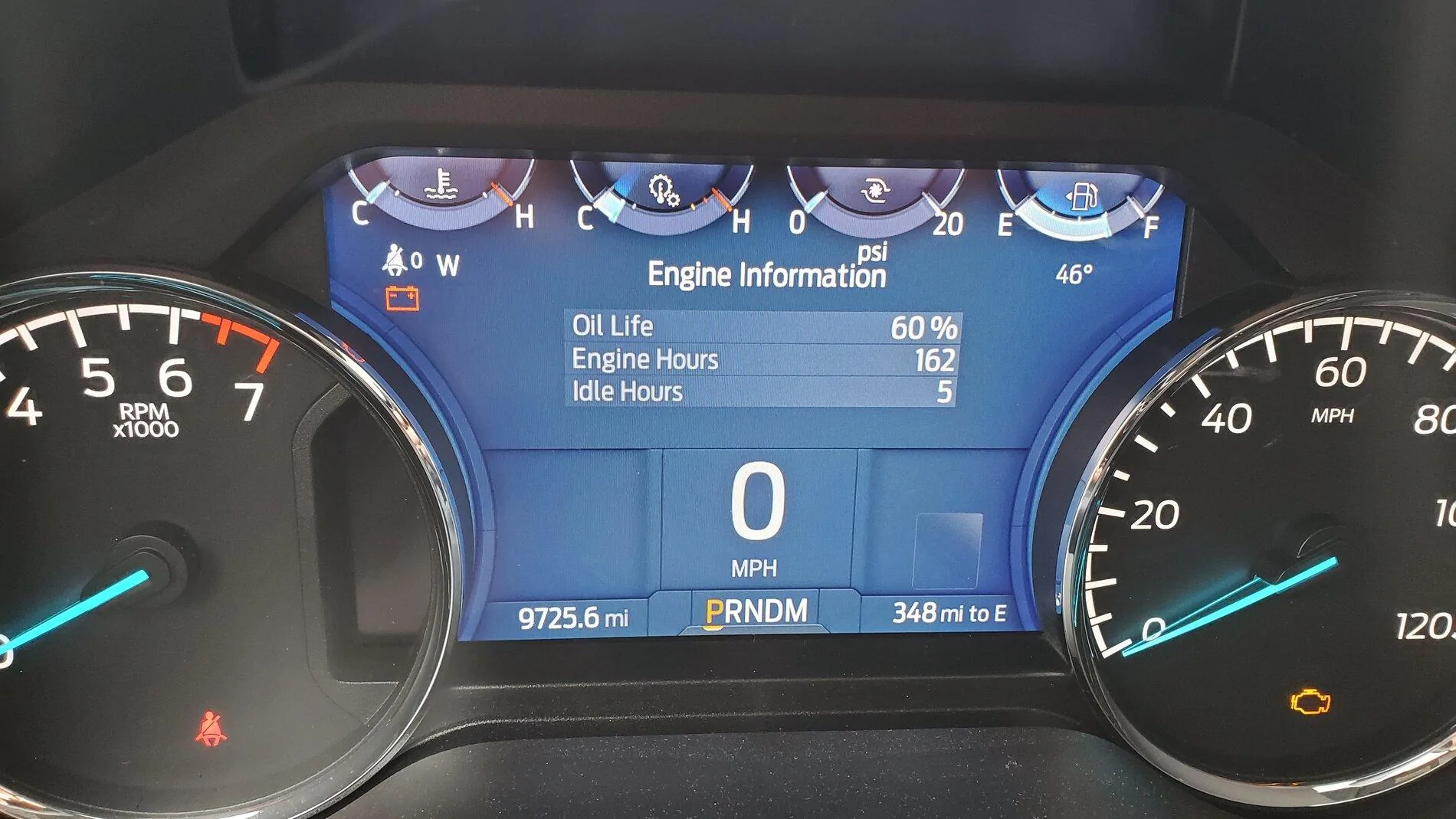 Ford F-150 About 535 hours of life so far for my Powerboost 20211025_120514