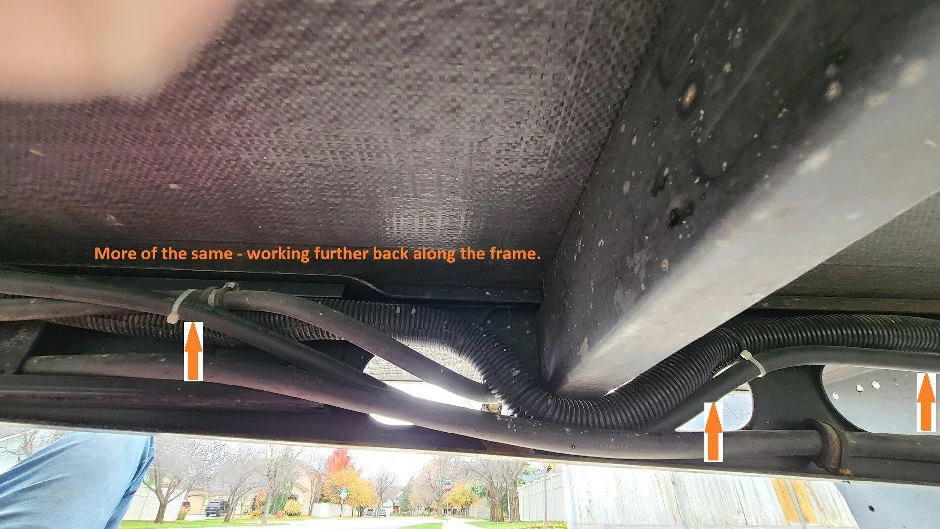 Ford F-150 Pro Power Onboard Generator 7.2K Powering a Trailer While Driving -- IT WORKS! 20211105_171733