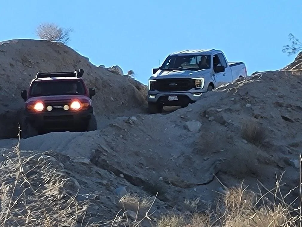 Ford F-150 Oriflamme Canyon, Mud caves, Diablo Drop Off, Fish Creek wash, Sandstone Canyon, 20211205_143048