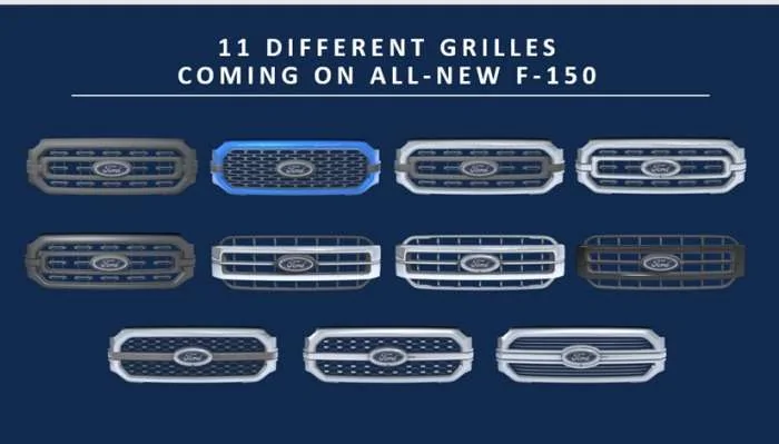 Ford F-150 2021 F-150 Grilles (All 11 Unique Grills) Comparison 2021f150grillescompared