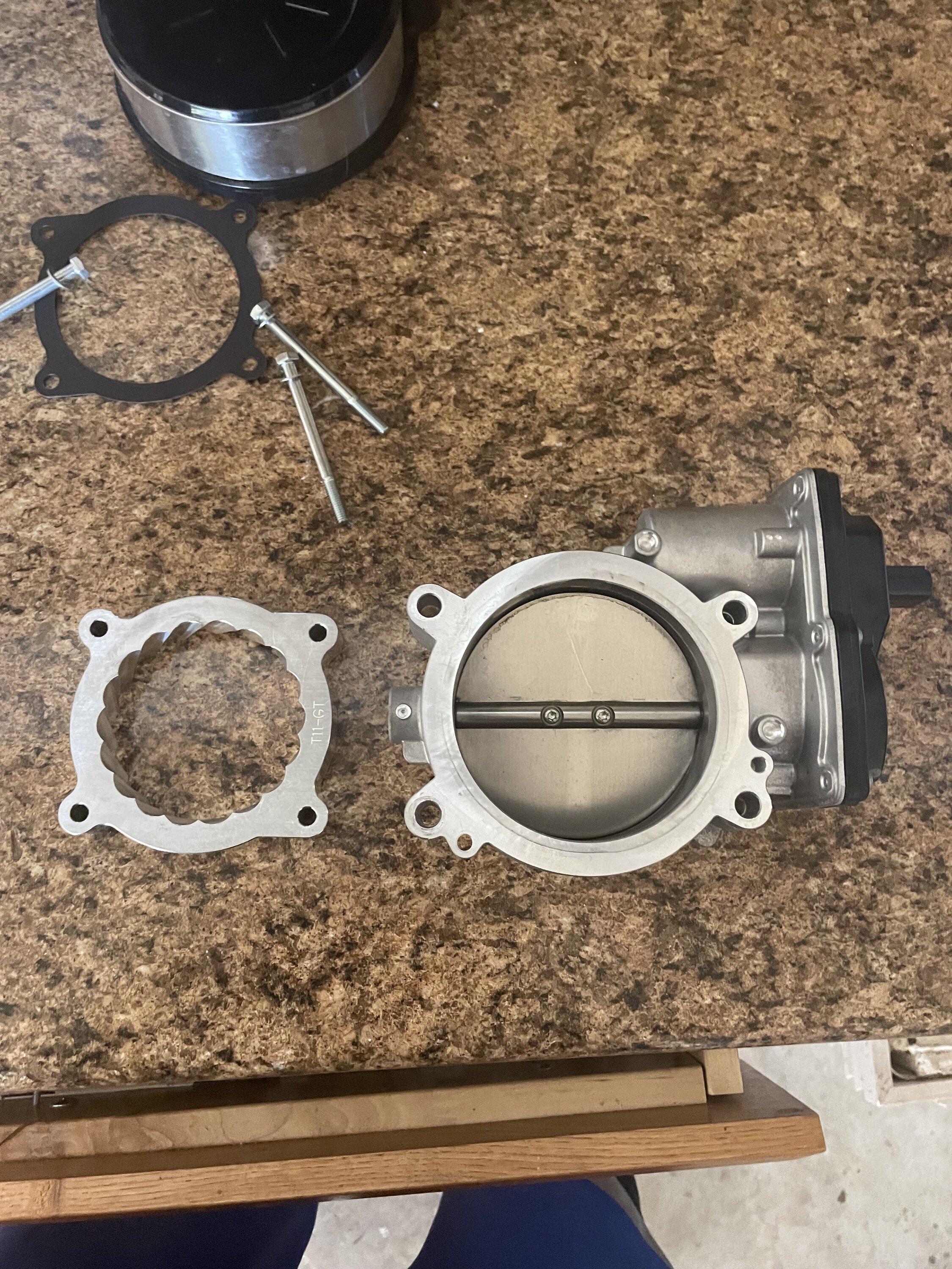 Ford F-150 Throttle Body Spacer 5.0 2022-06-18 15-16-05