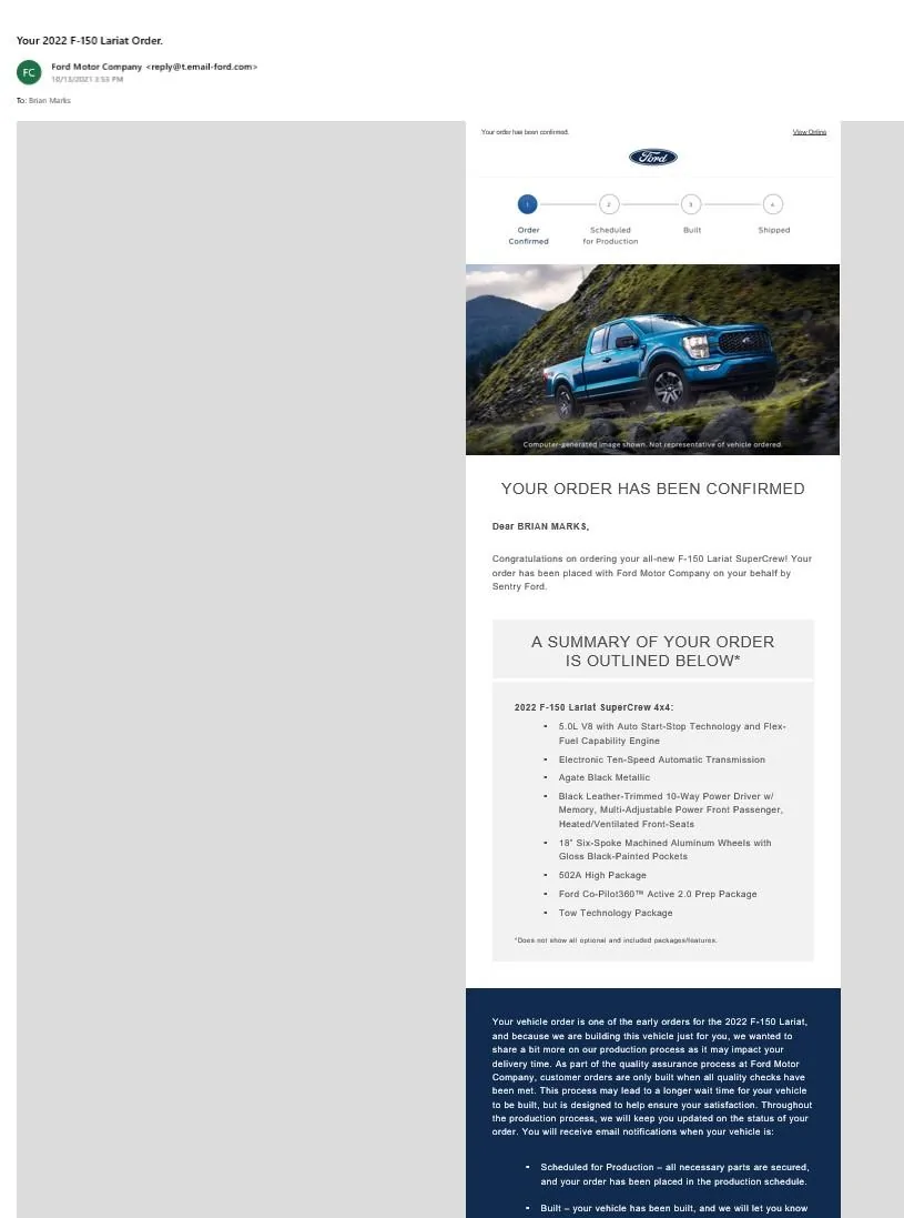 Ford F-150 2022 F-150 Production Schedule 2022 Confirmation