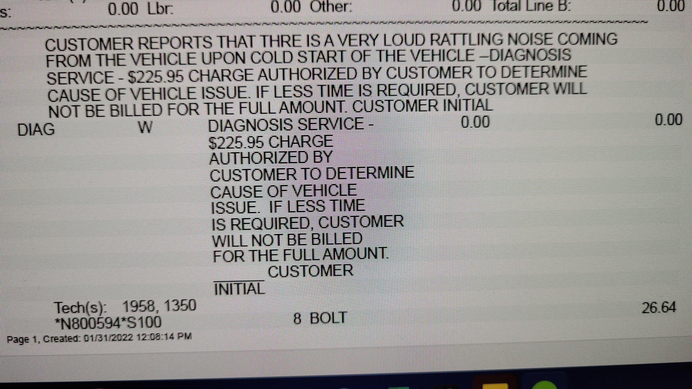 Ford F-150 Cold start Powerboost noise 20220131_120900
