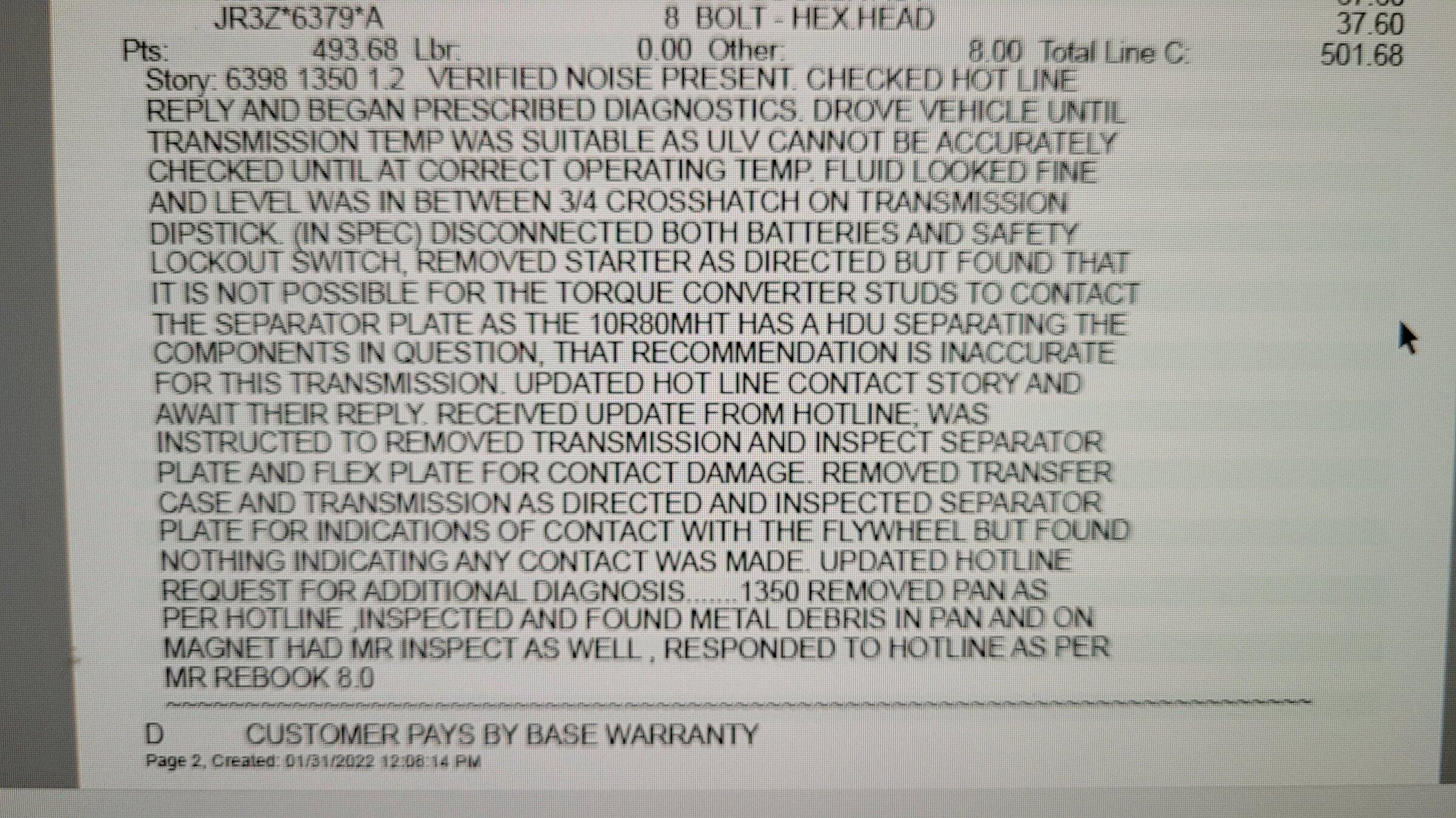 Ford F-150 Cold start Powerboost noise 20220131_120921