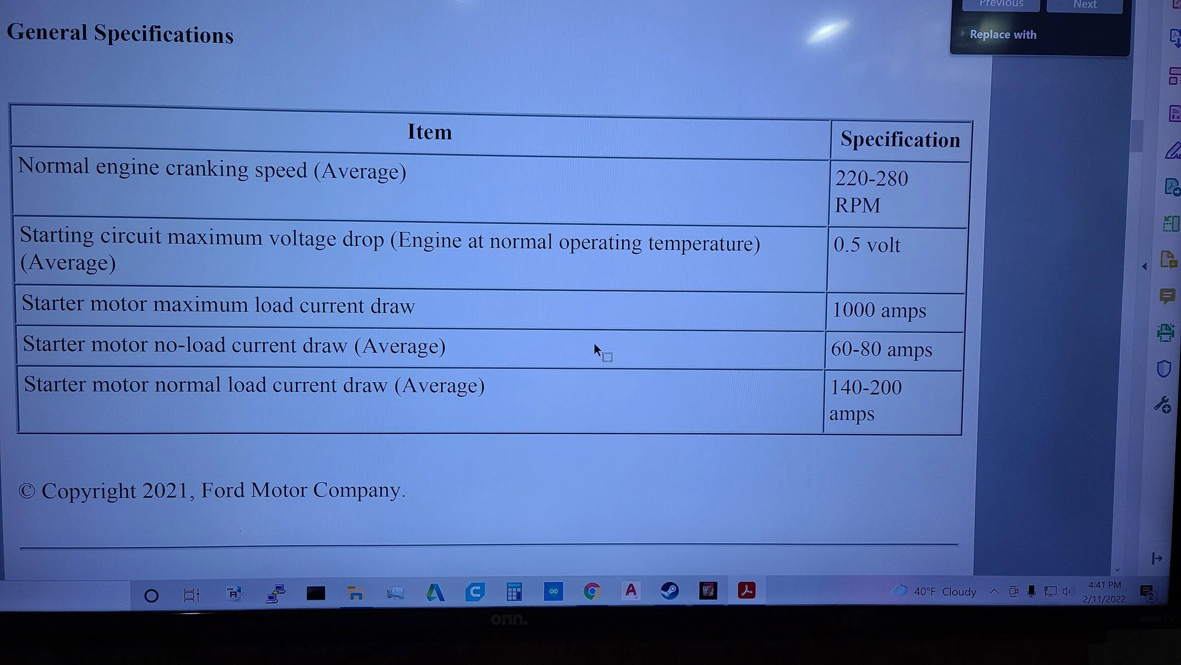 Ford F-150 What is PowerBoost Alternator Output 20220211_164104