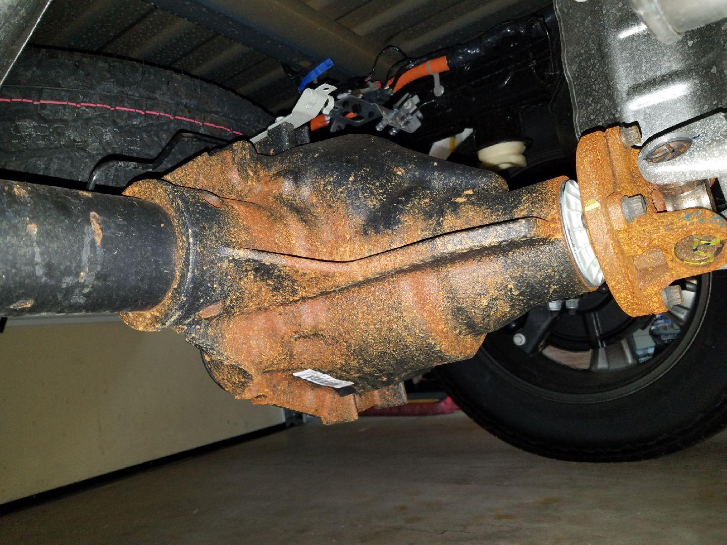 Ford F-150 Axle Rust on 2021 F-150: My Method For Treating It 20220221_160310_1645652690559001