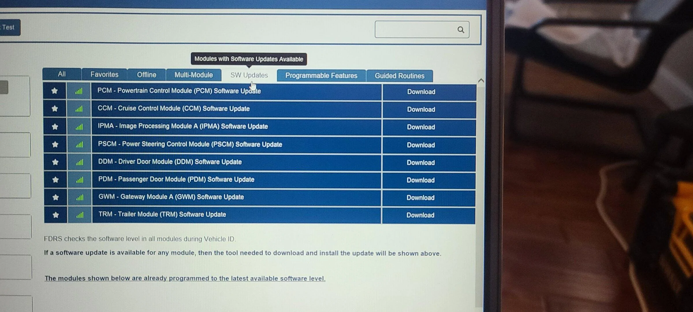Ford F-150 ECU module programming guide using FDRS 20220312_103529