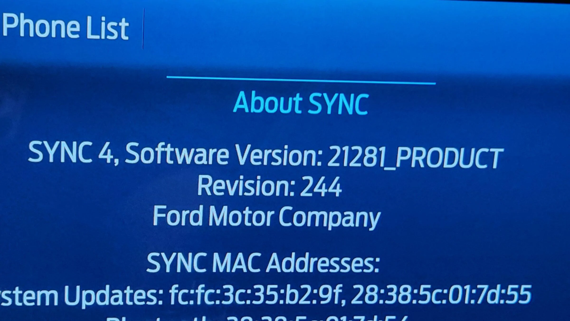 Ford F-150 Bluecruise OTA Status? 20220422_194608