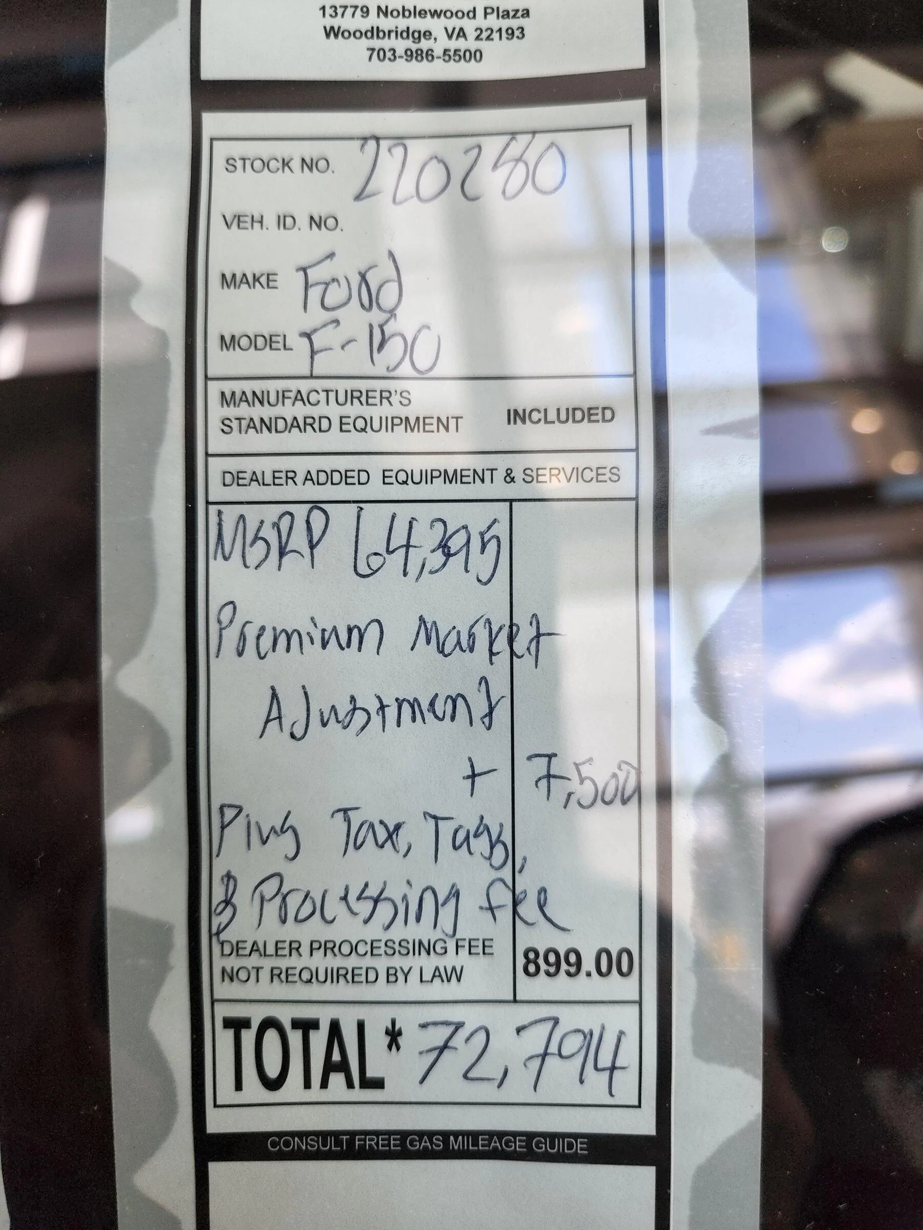 Ford F-150 01/24/2022 Build Week 20220519_165721