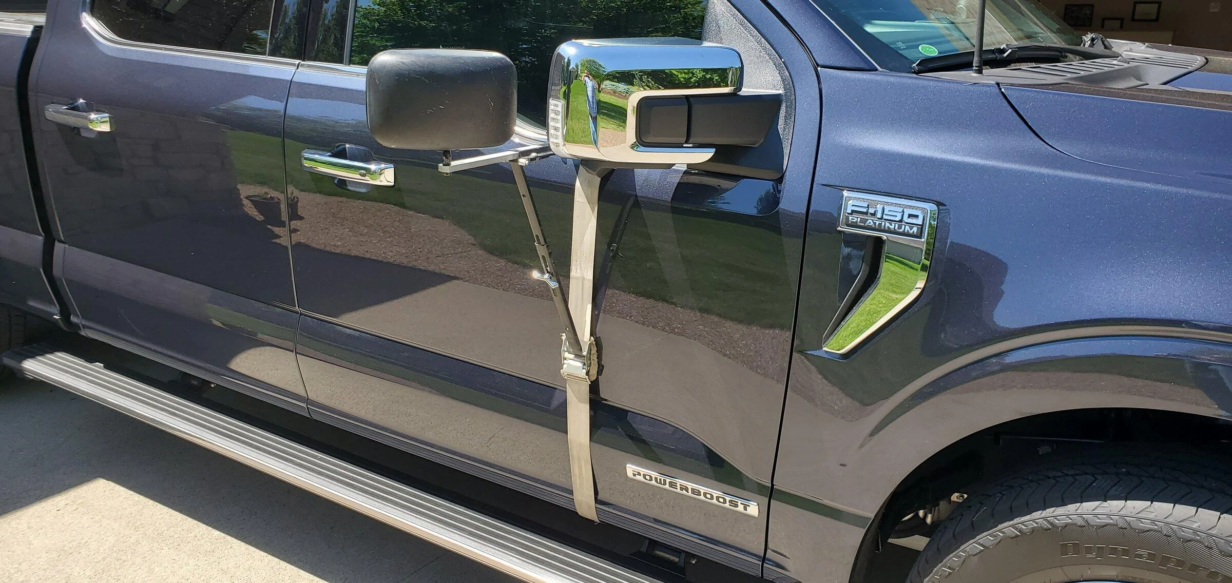 Ford F-150 My Solution for Towing Mirrors 20220603_144554