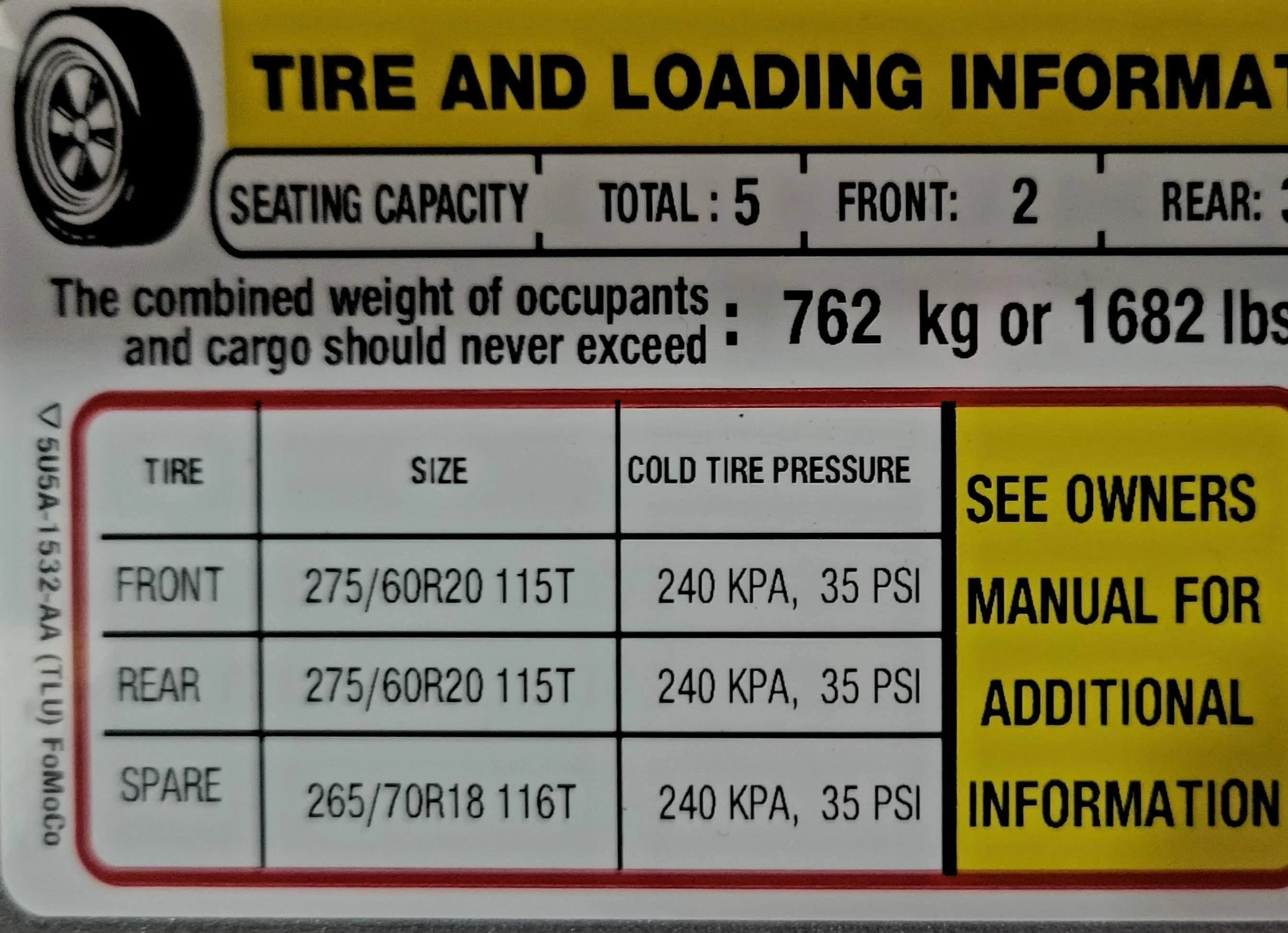 Ford F-150 Concerns about being overloaded 20220606_161023