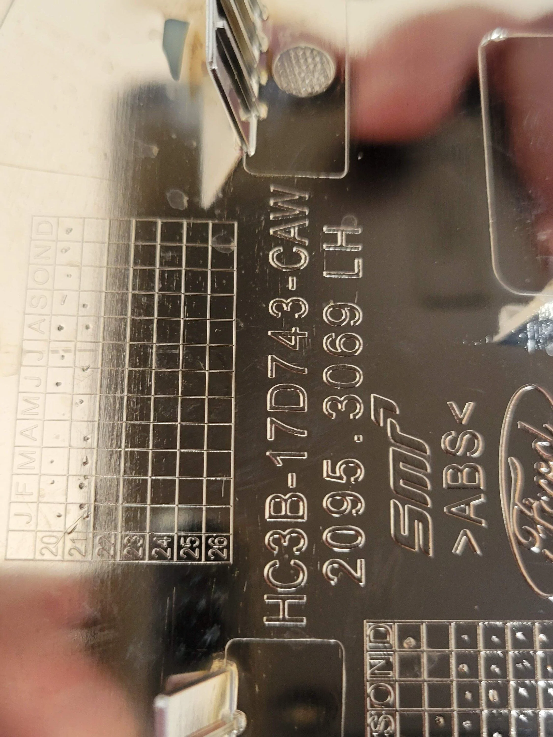 Ford F-150 OEM Chrome Tow Mirror Caps, take-offs 20220609_165832