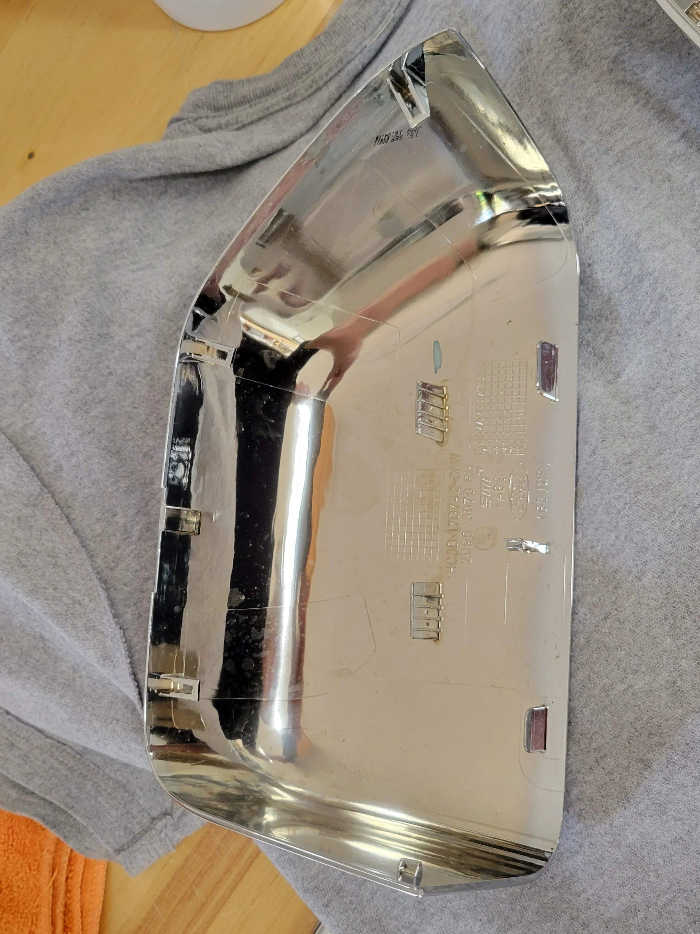 Ford F-150 OEM Chrome Tow Mirror Caps, take-offs 20220609_165837