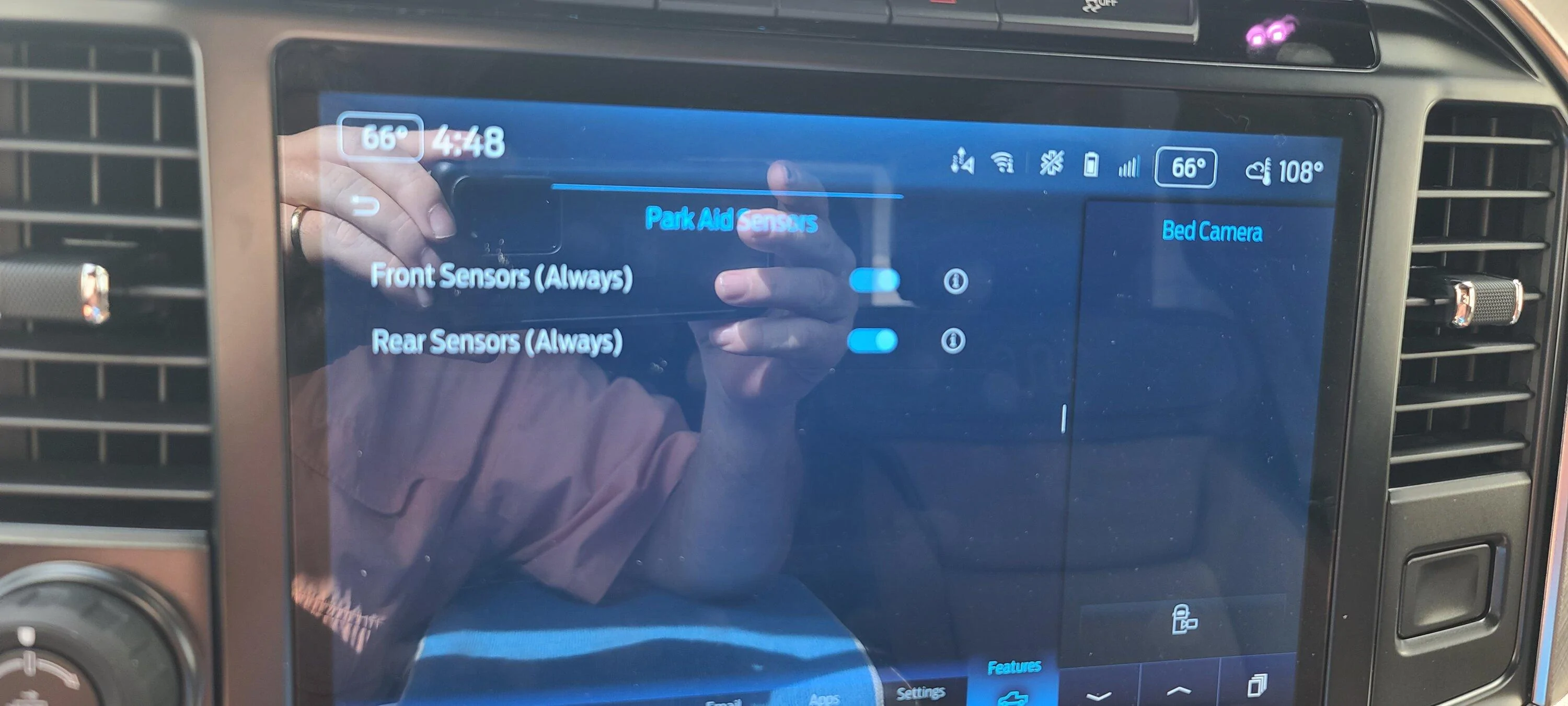 Ford F-150 Adding Forward Sensing System - 2021 King Ranch w/601A 20220612_164811