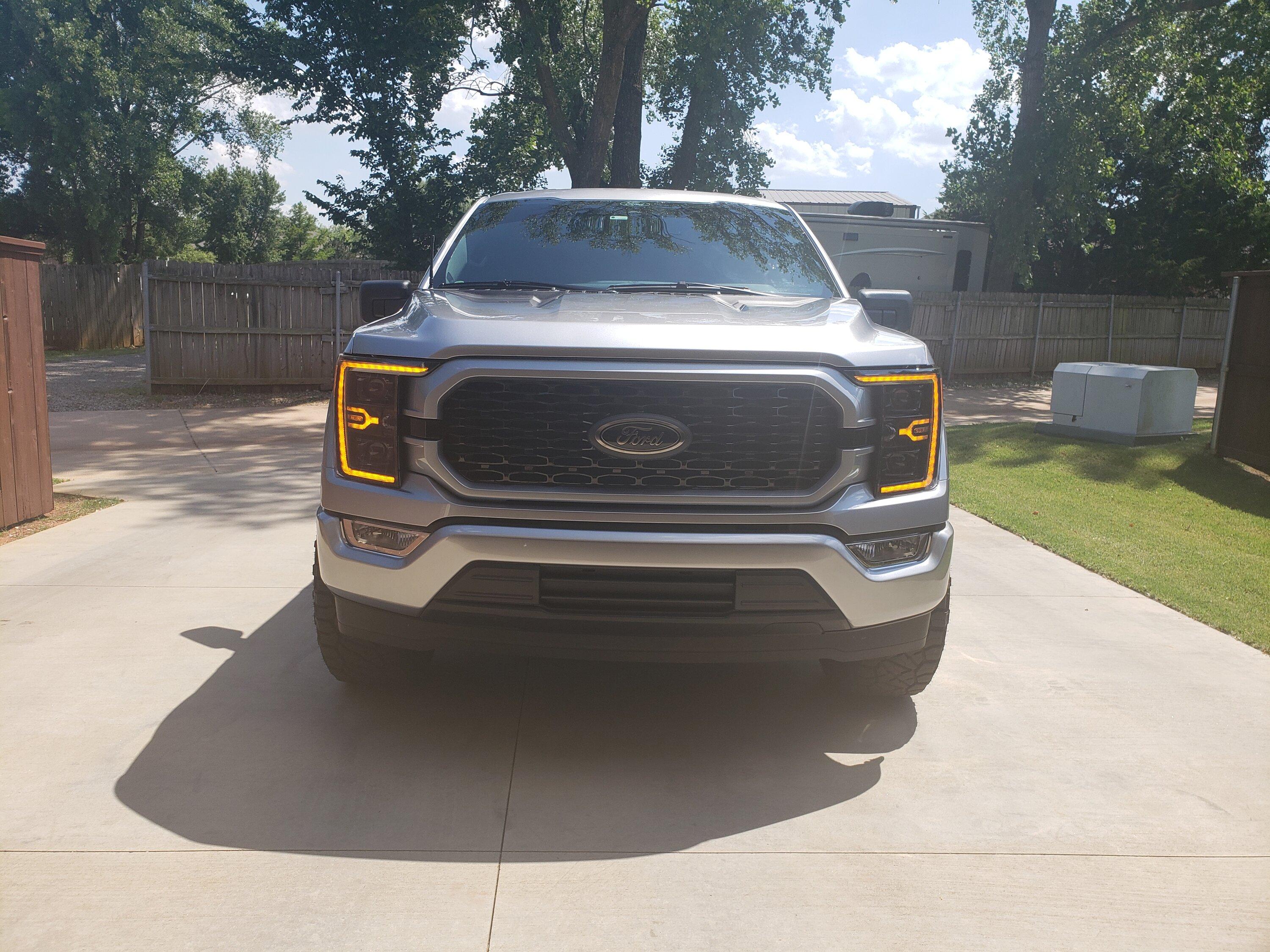 Ford F-150 2021-2022 F150 AlphaRex LUXX Series Alpha-Black LED Projector Headlights 880169 20220701_153950