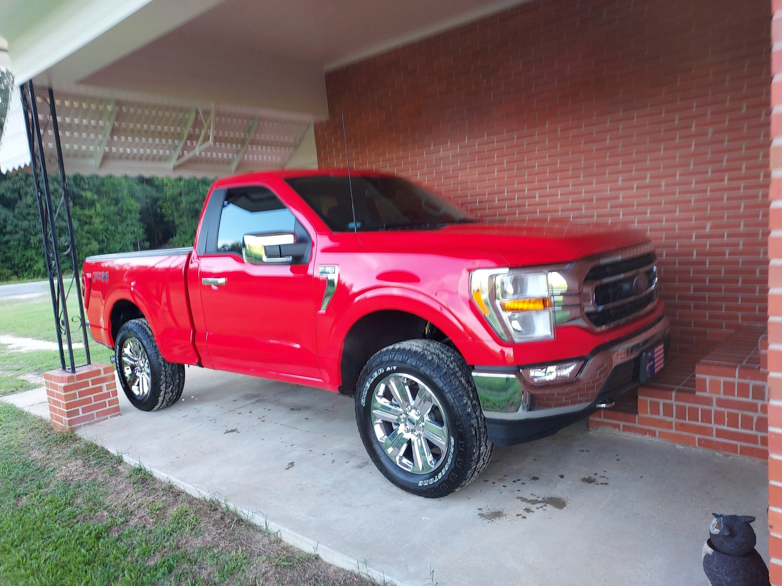 Ford F-150 center cap to fender measurements?? 20220723_192811