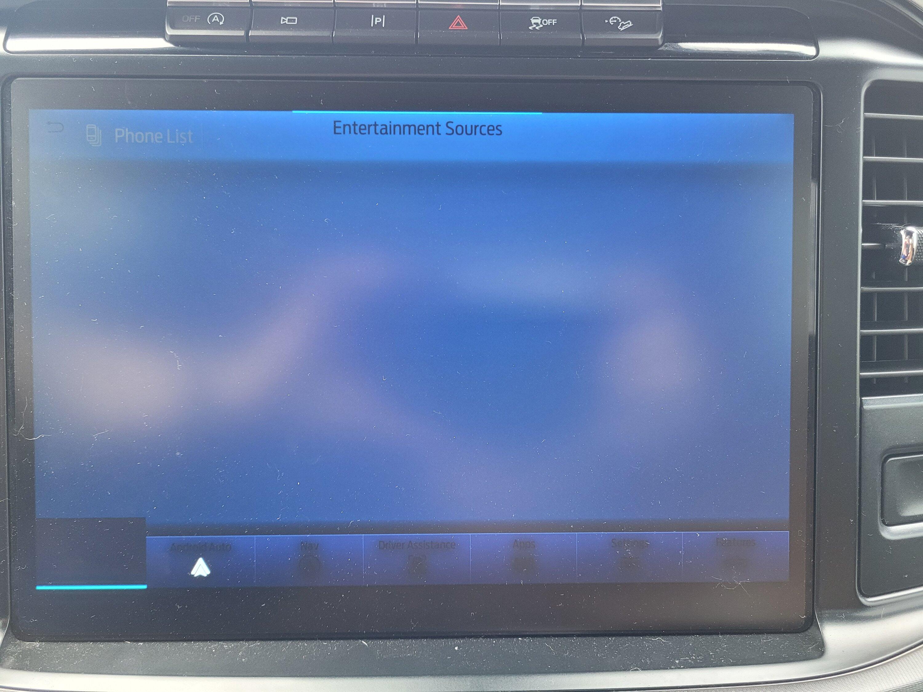 Ford F-150 Screen issues on 12 inch screen 20220729_153543