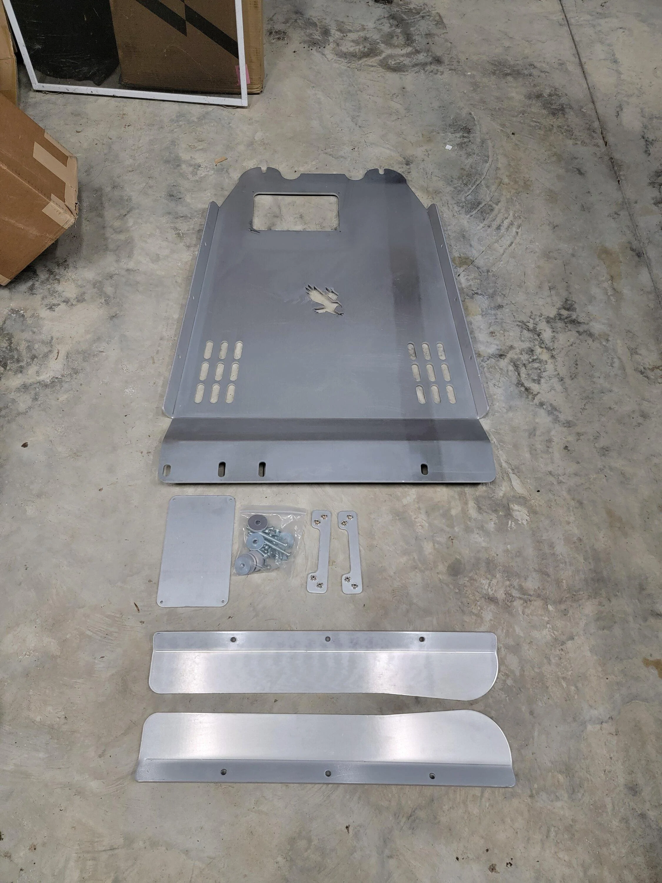 Ford F-150 Talons Garage New Powerboost Skid Plate 20220806_084502