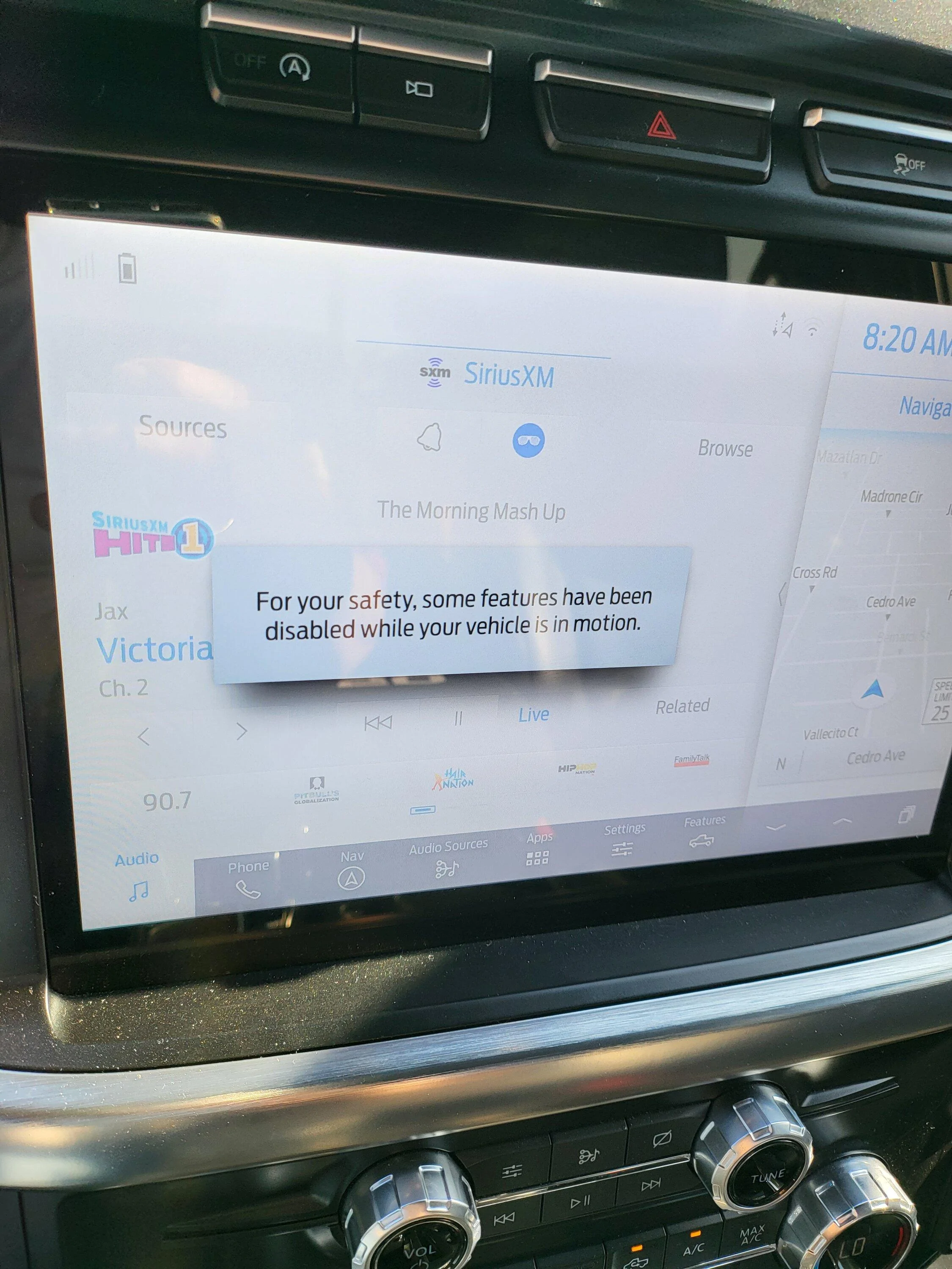 Ford F-150 2.8.3 OTA and Cameras working while in motion....but... 20220812_082024