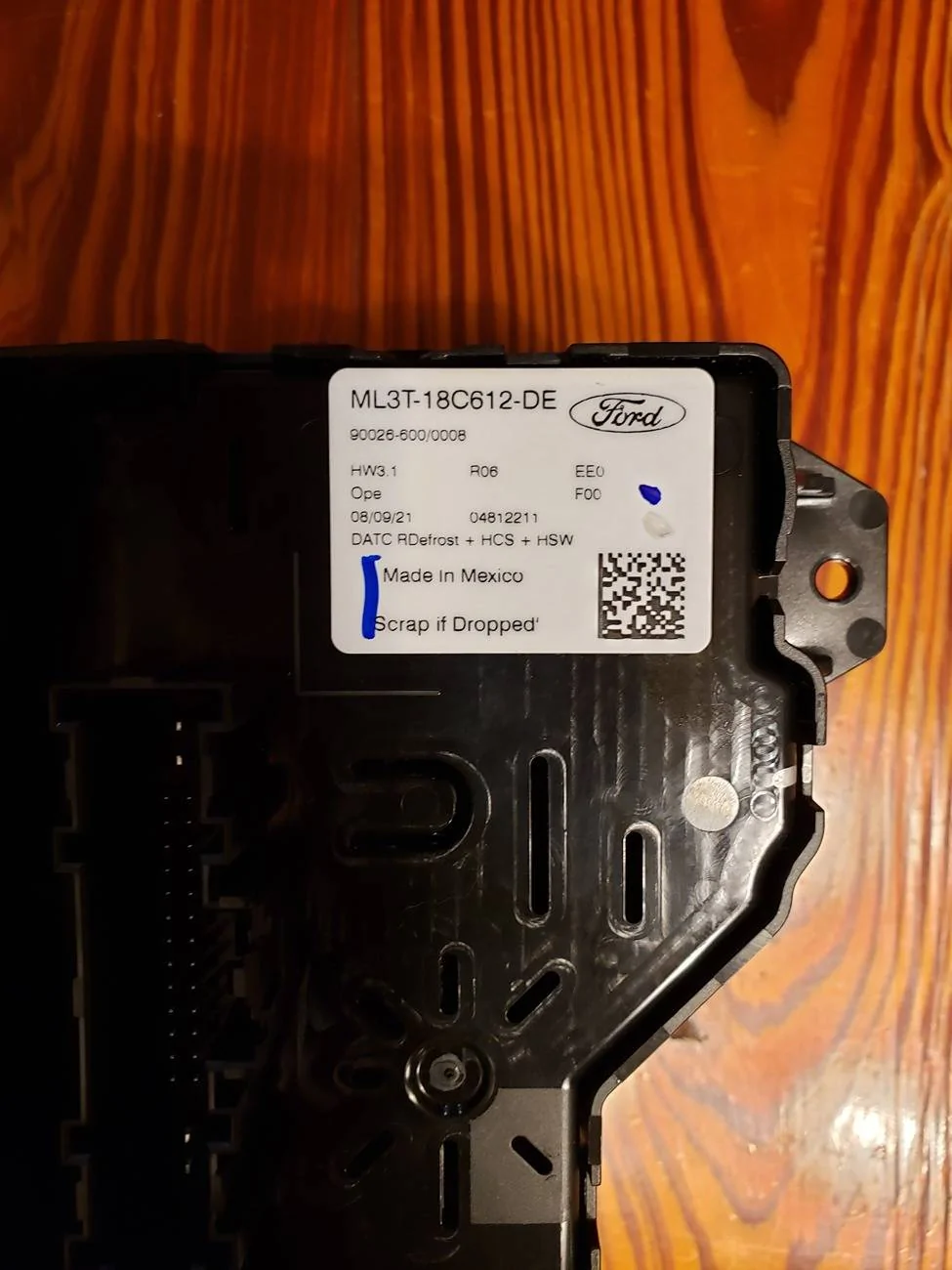 Ford F-150 Seeking Clarification from Knowledgeable Parts Person 20221014_214307