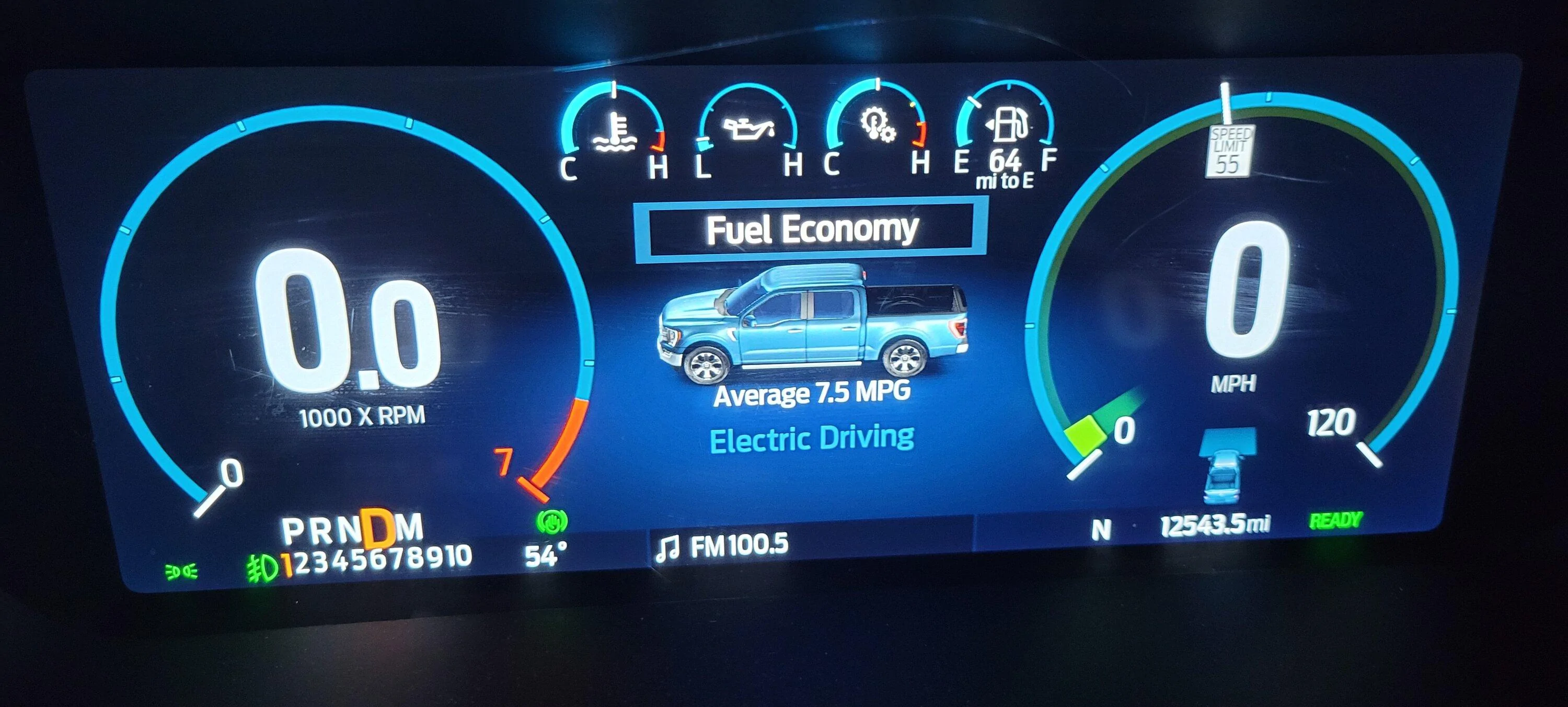 Ford F-150 Gas Mileage pretty bad pulling a trailer 20221106_212756