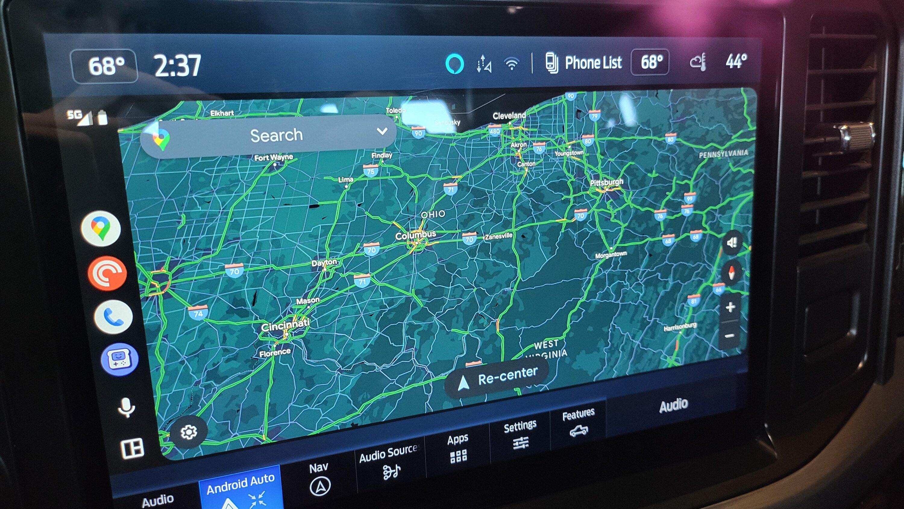 Ford F-150 Android Auto Cool Walk update now live for Beta Users 20221111_143739