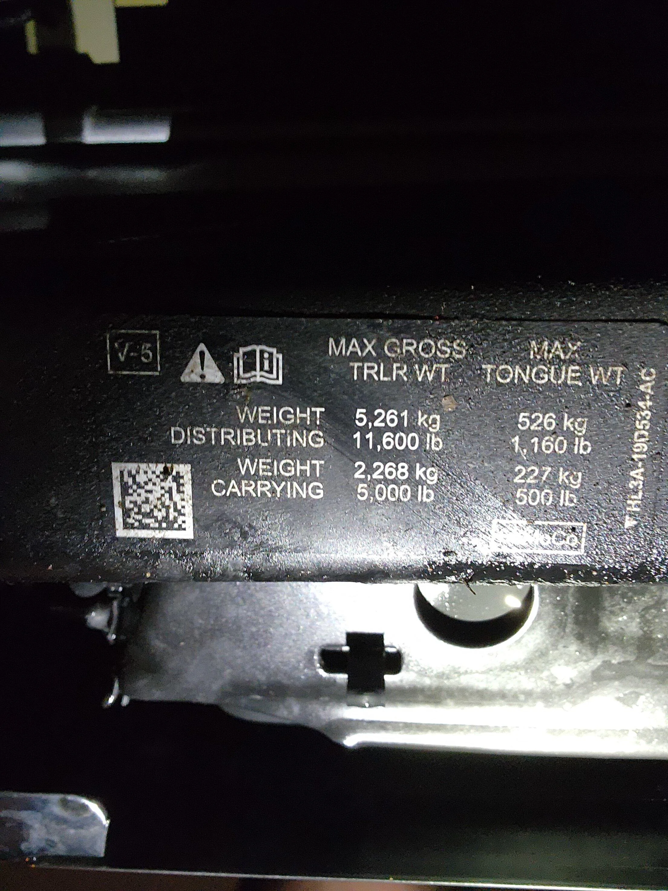 Ford F-150 What's your payload? 2.7 Lariat 20221228_195037