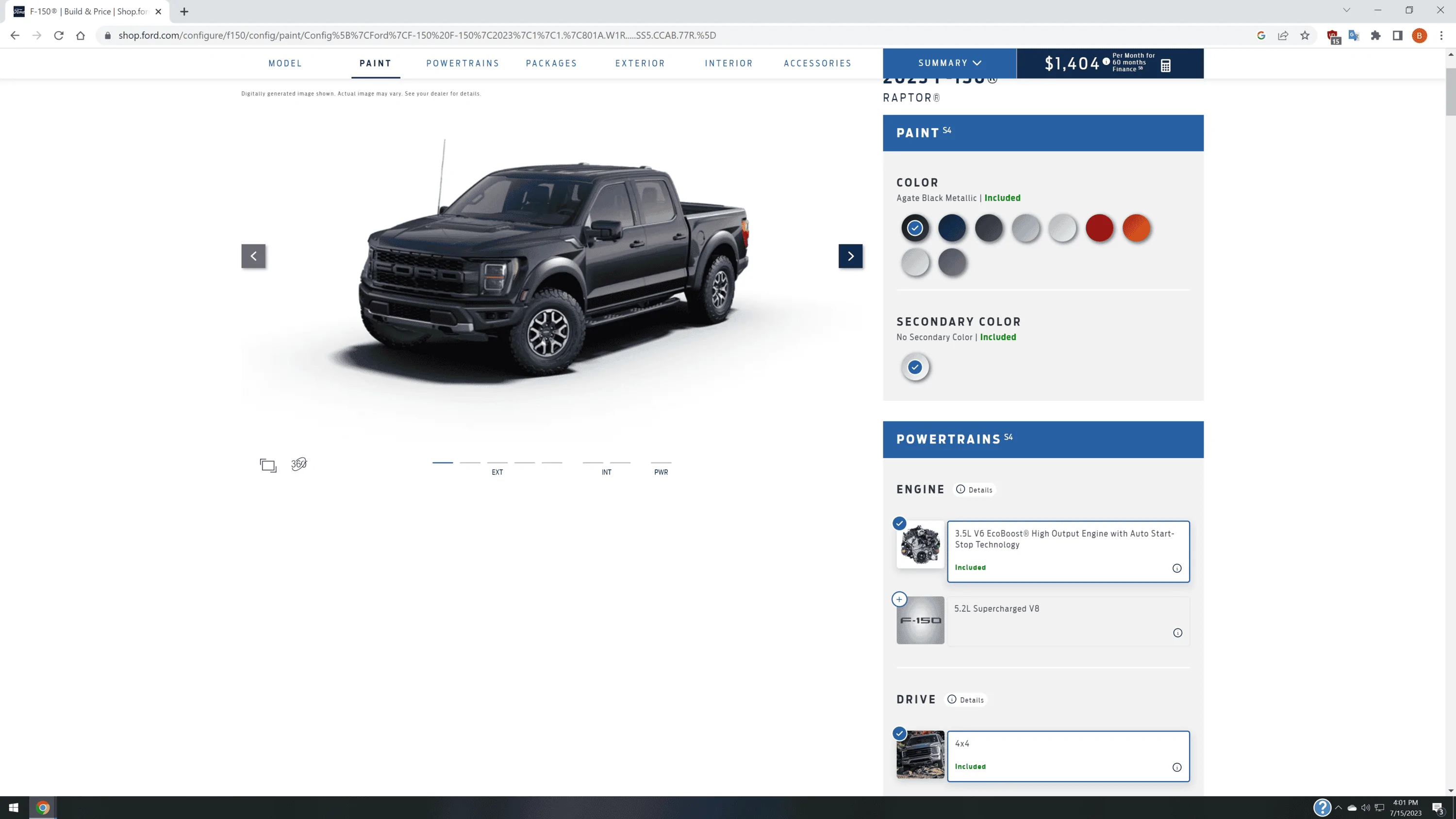 Ford F-150 OMG a Raptor Bronco 2023-07-15 (1)