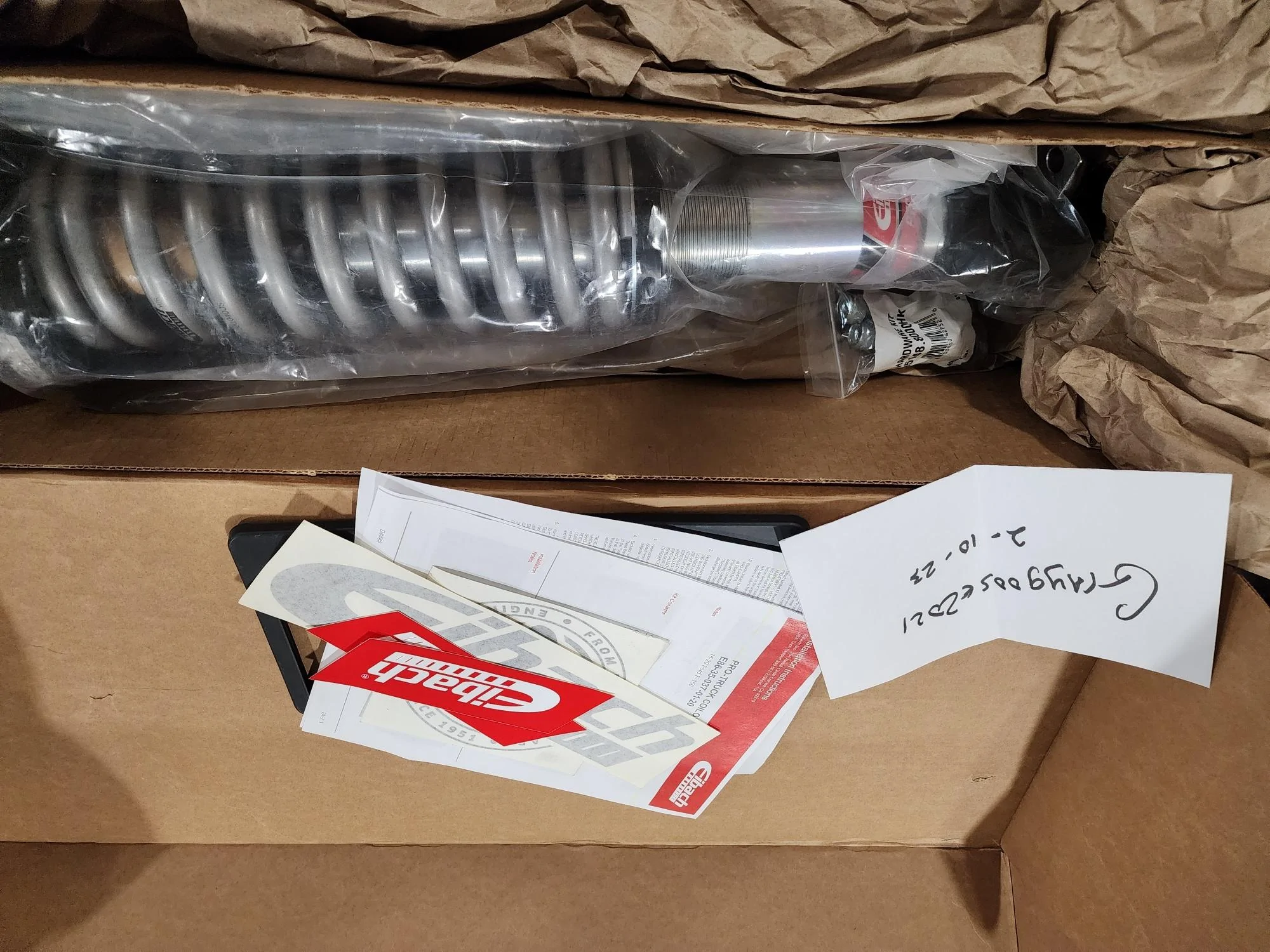 Ford F-150 BNIB Eibach 2WD Level coil overs 20230210_133500_resized