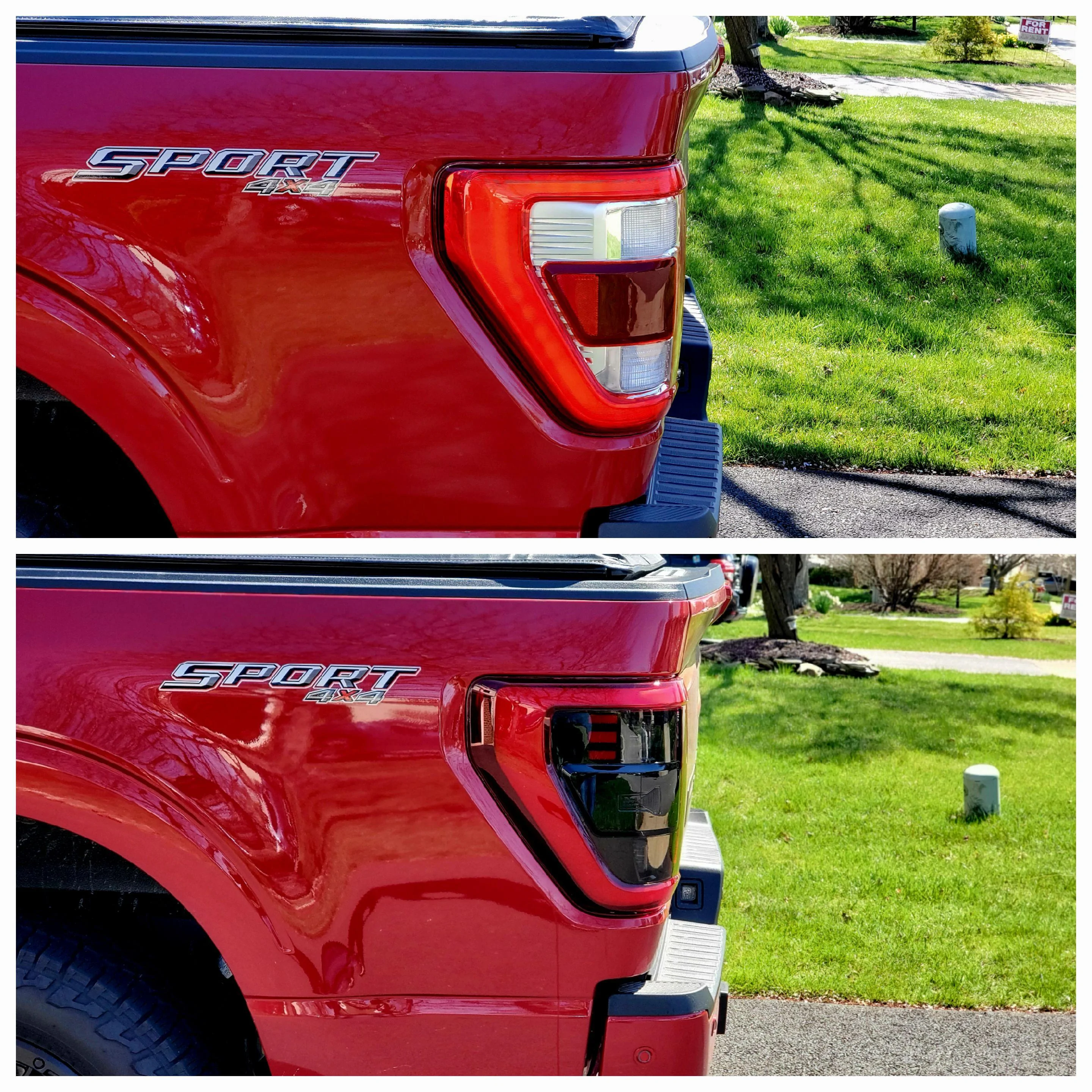 Ford F-150 Morimoto Red Tail Lights Installed 20230326_131937