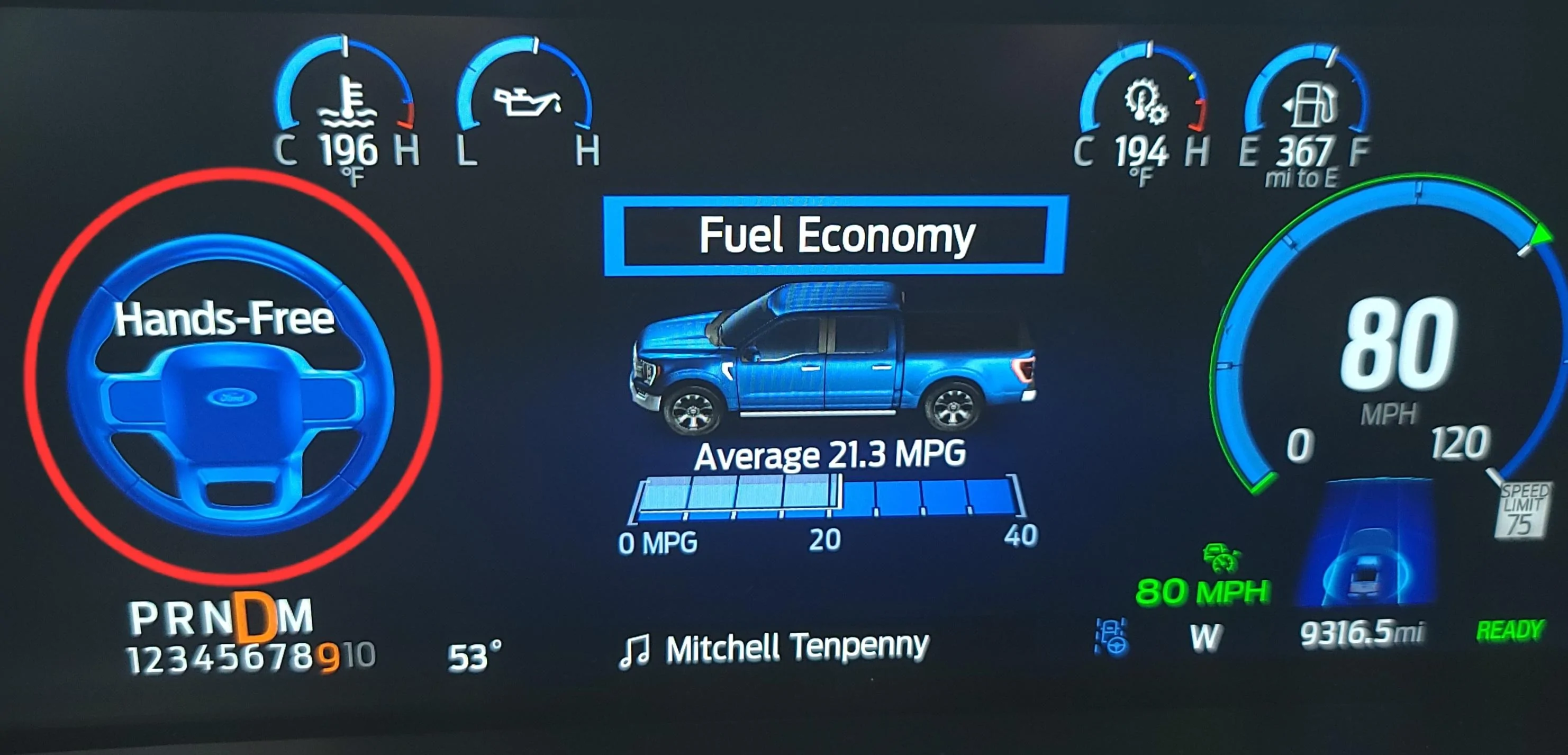 Ford F-150 Don't have Bluecruise -- or do we? 20230331_094110