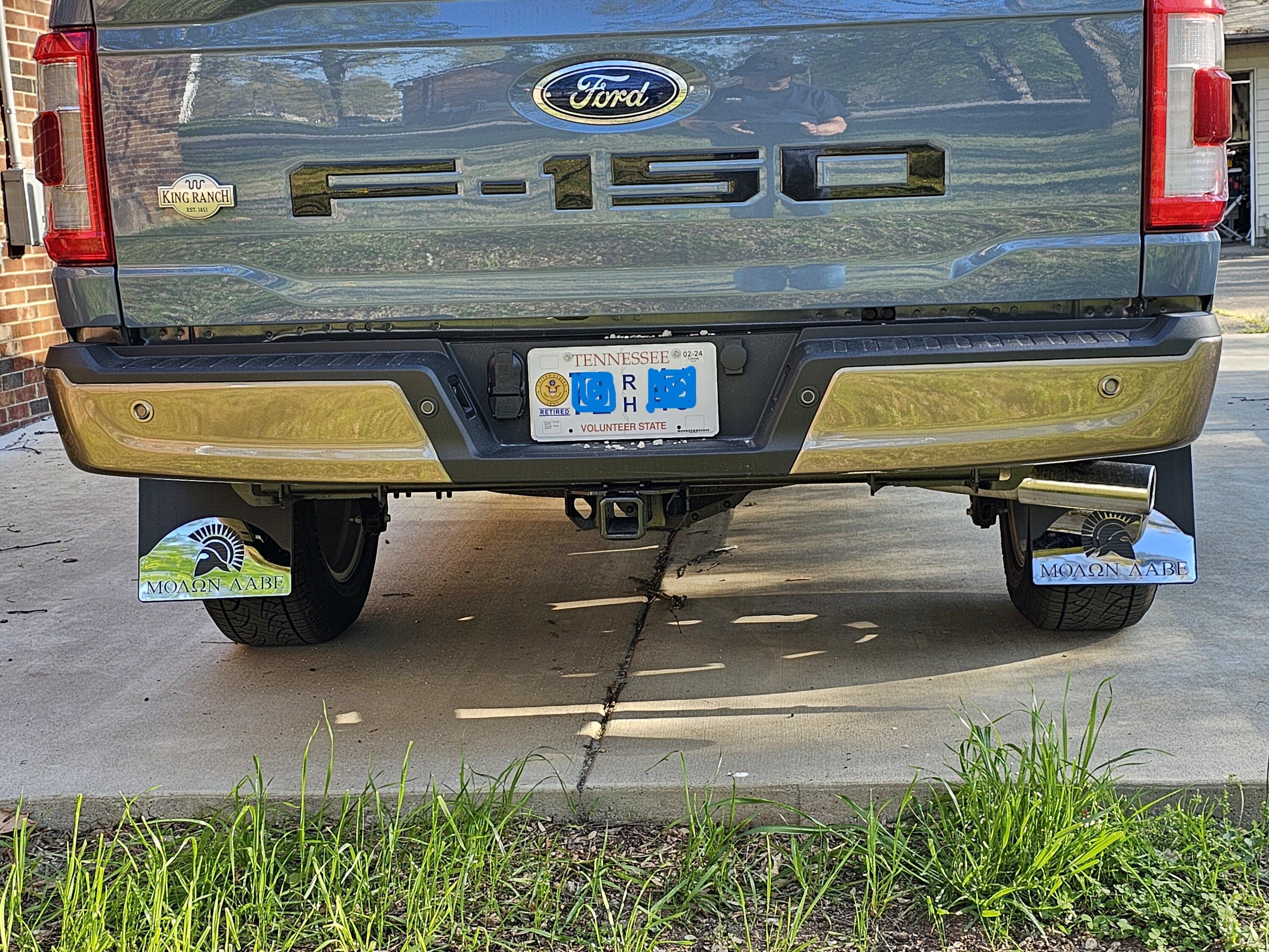 Ford F-150 Do our F150 really need mud flaps? 20230412_171835