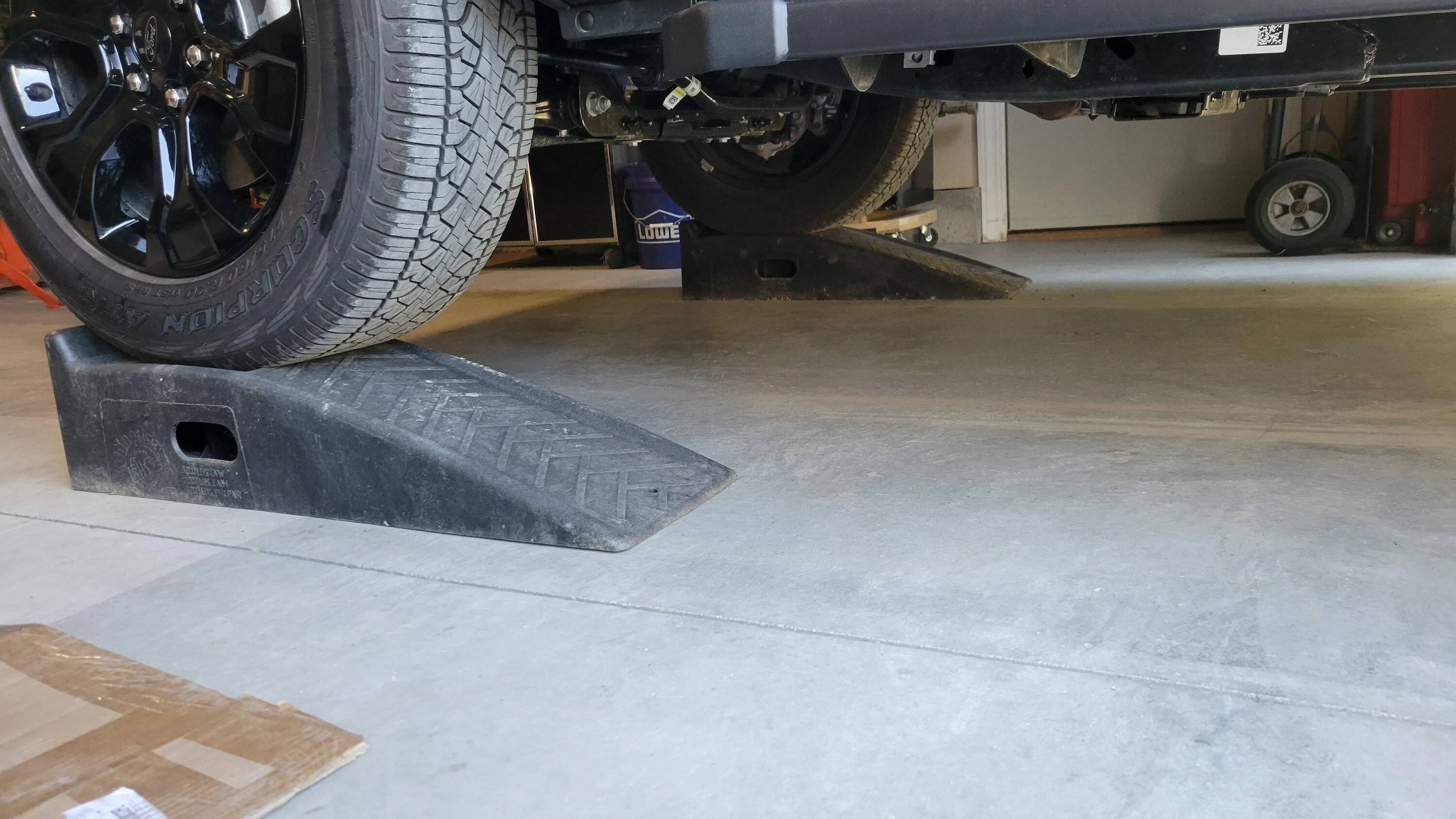 Ford F-150 Factory catalytic converter protection 20230507_102627