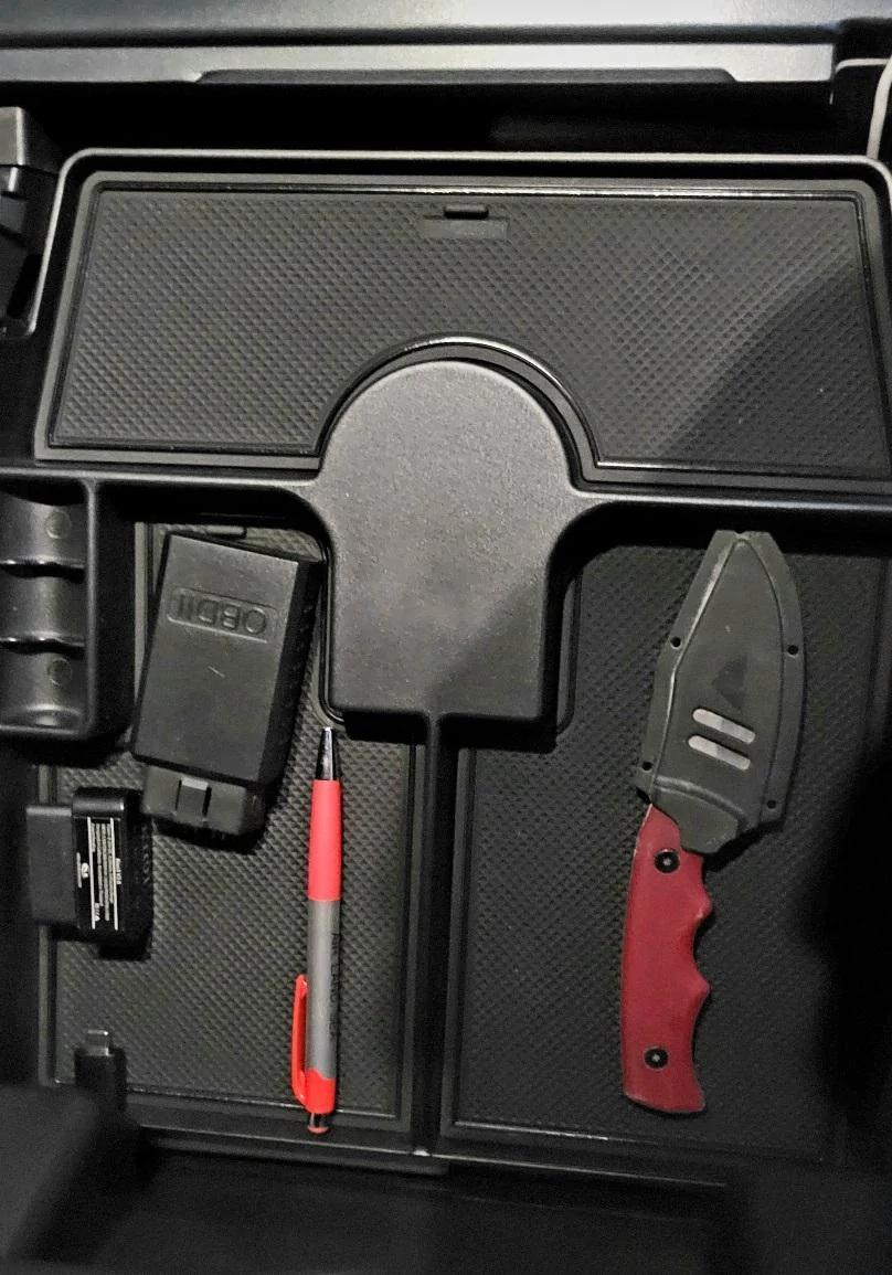 Ford F-150 Console Organizer Tray compatible with OEM Safe Vault 20230515_202356