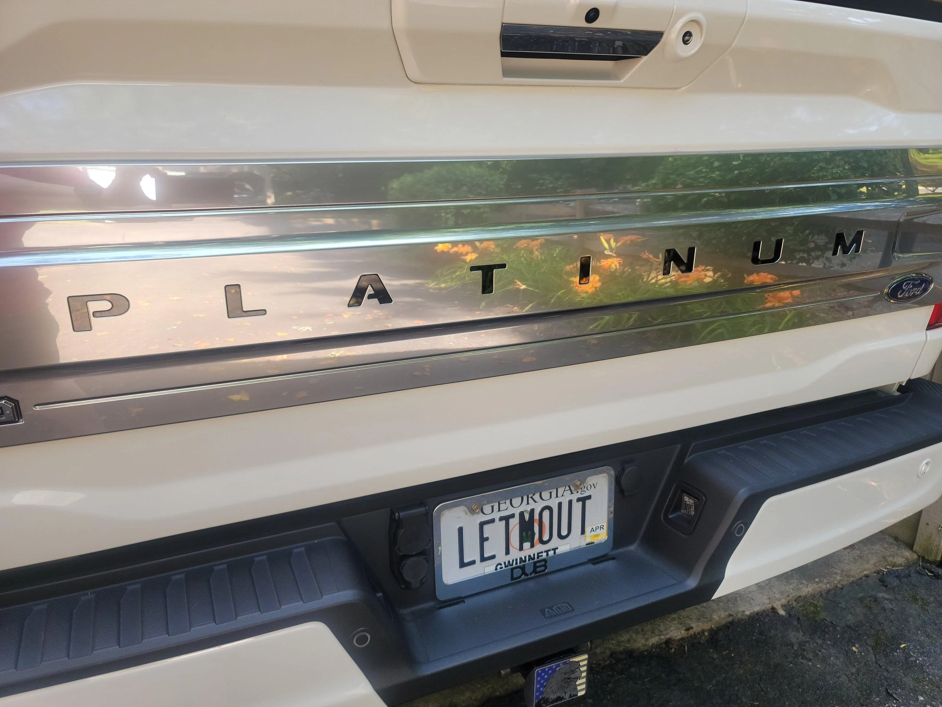 Ford F-150 Metal Tailgate Lettering 20230628_162405