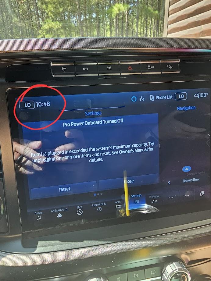 Ford F-150 Pro Power onboard turned off??? 20230813_104822