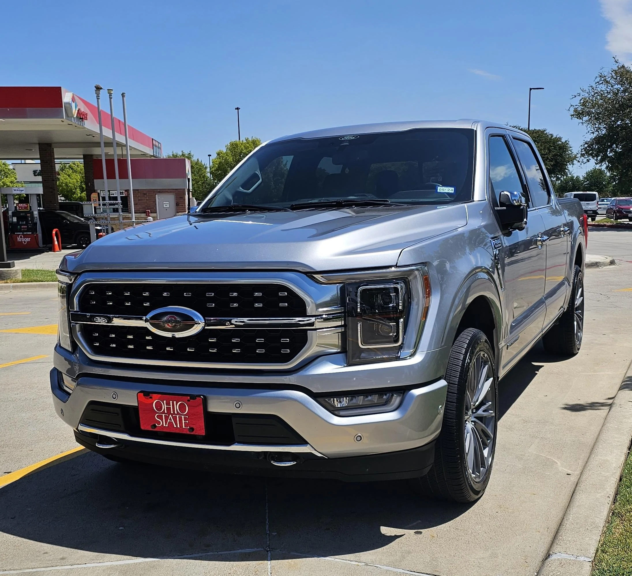 Ford F-150 New Grill insert on 22 platinum 20230815_124333