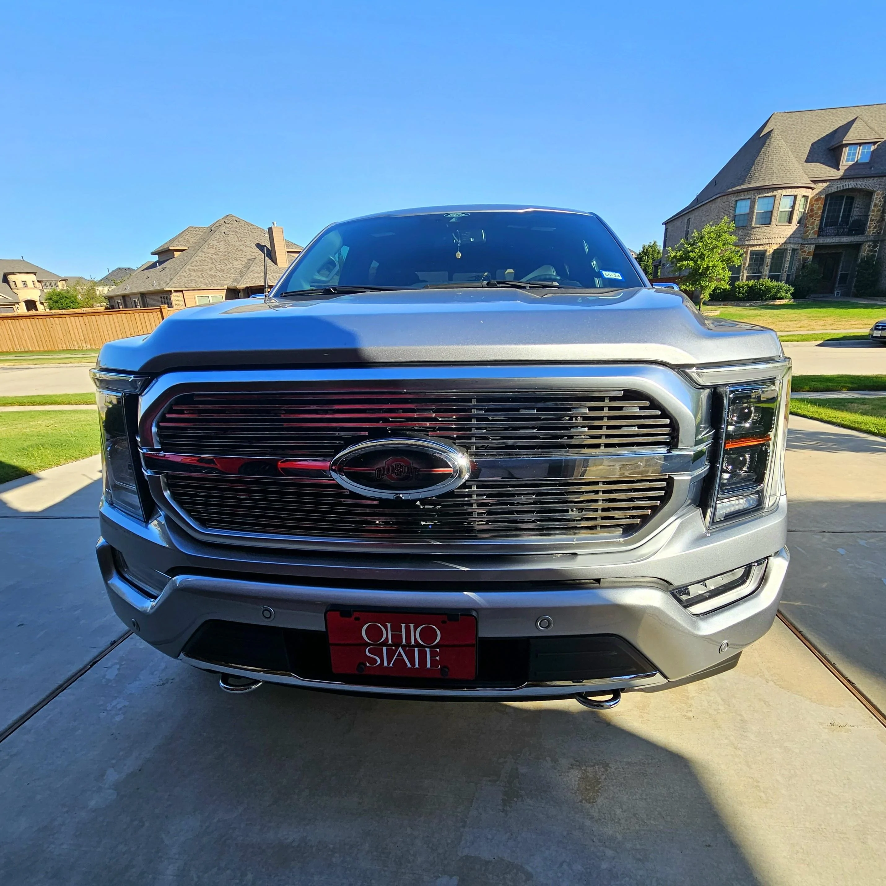 Ford F-150 New Grill insert on 22 platinum 20230815_180703