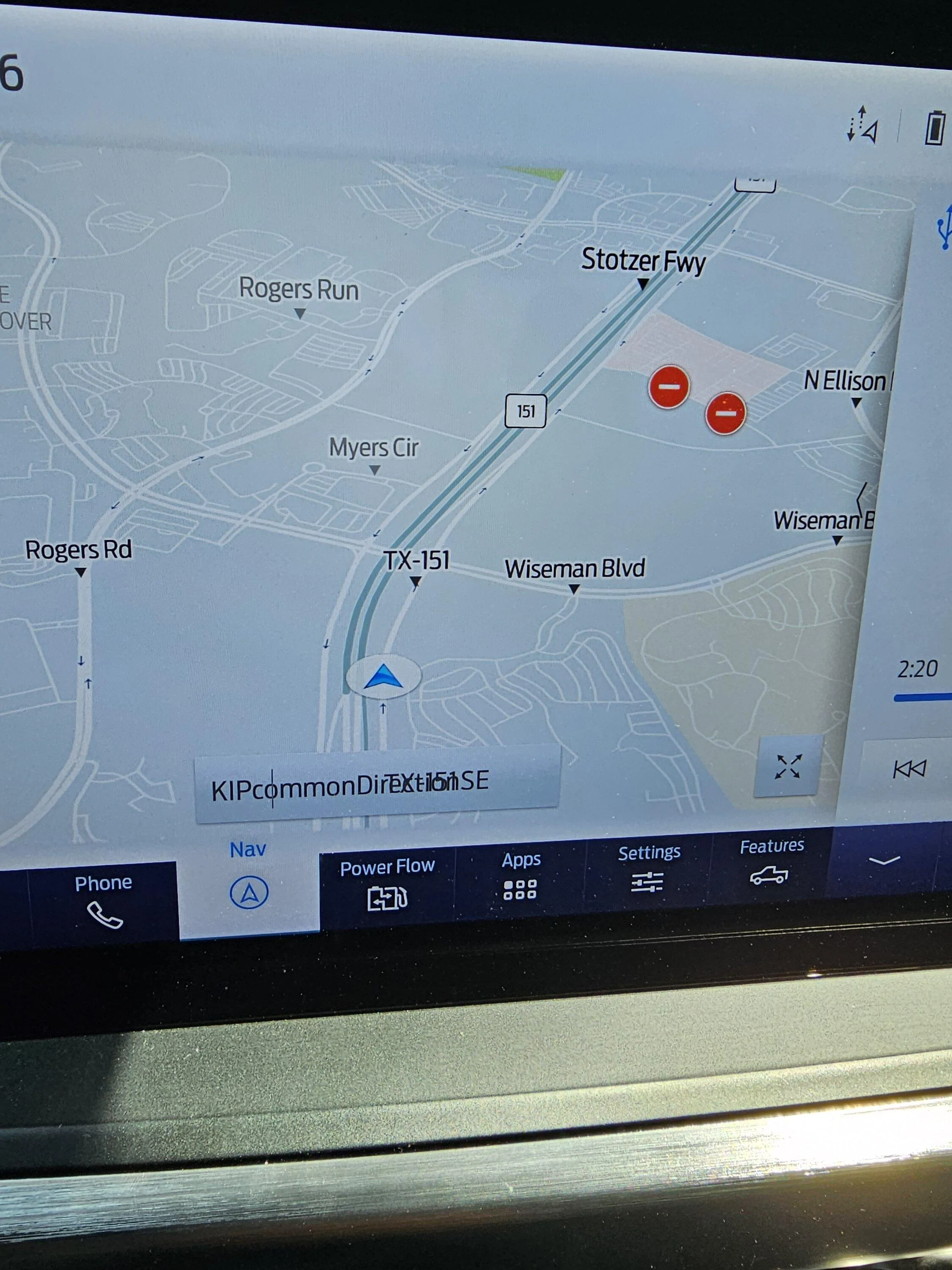Ford F-150 Enable the ability to use Ford Navigation keyboard on screen while in motion (Disabled by default) 20230829_143657