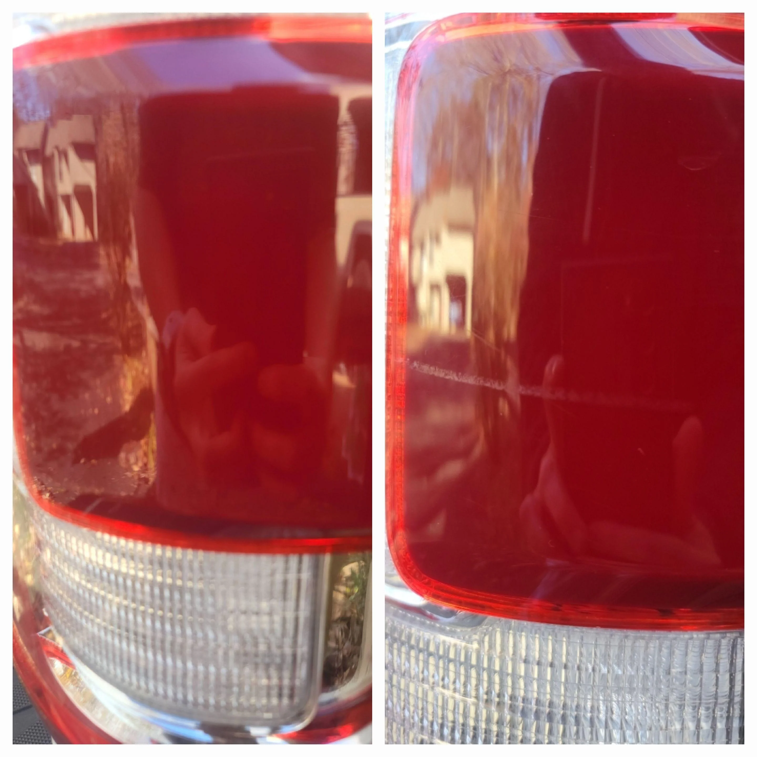 Ford F-150 21 Platinum scuff-mark on tail light 20231206_151636