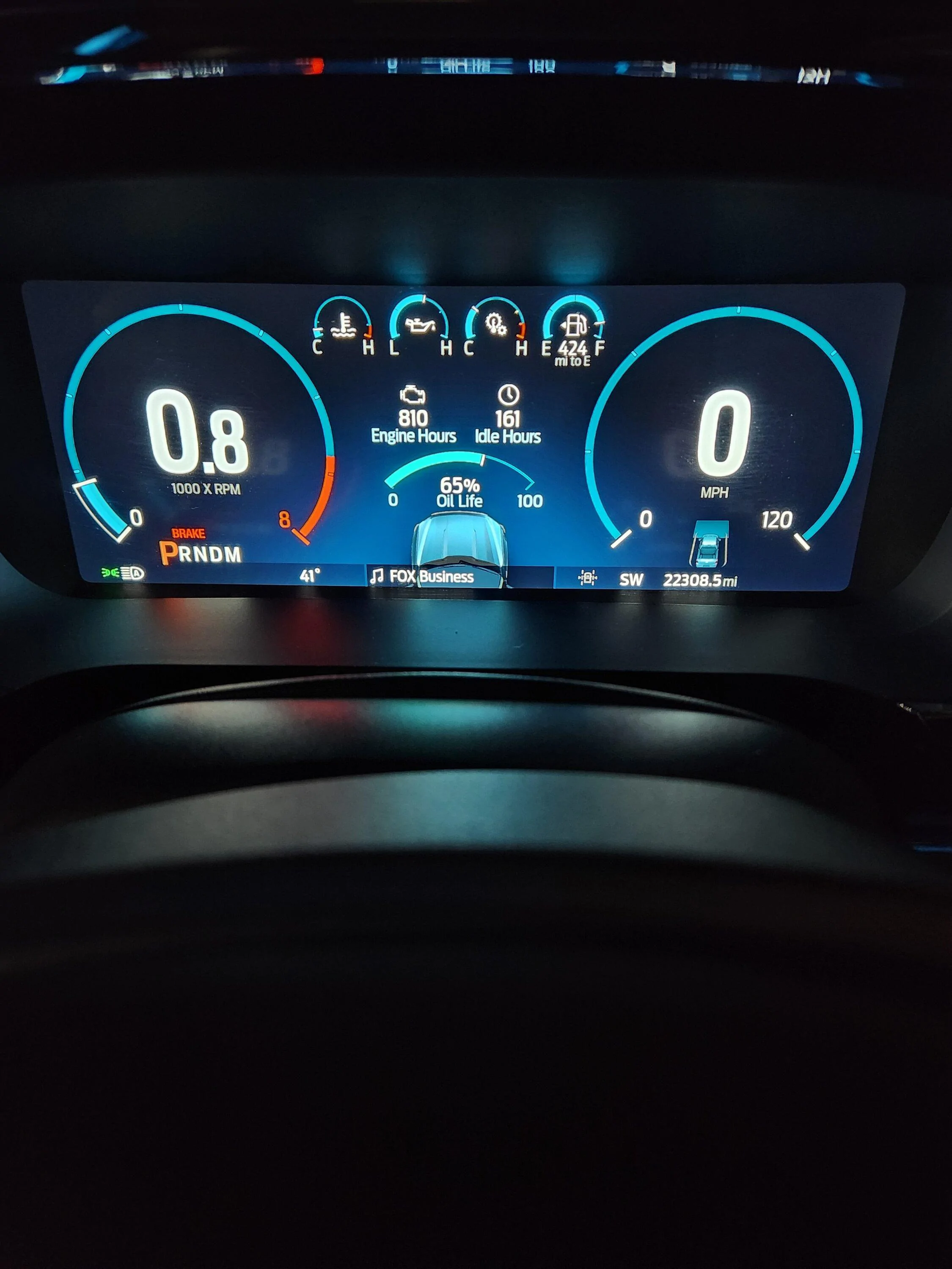 Ford F-150 Are gauges smaller now? 20231213_170406