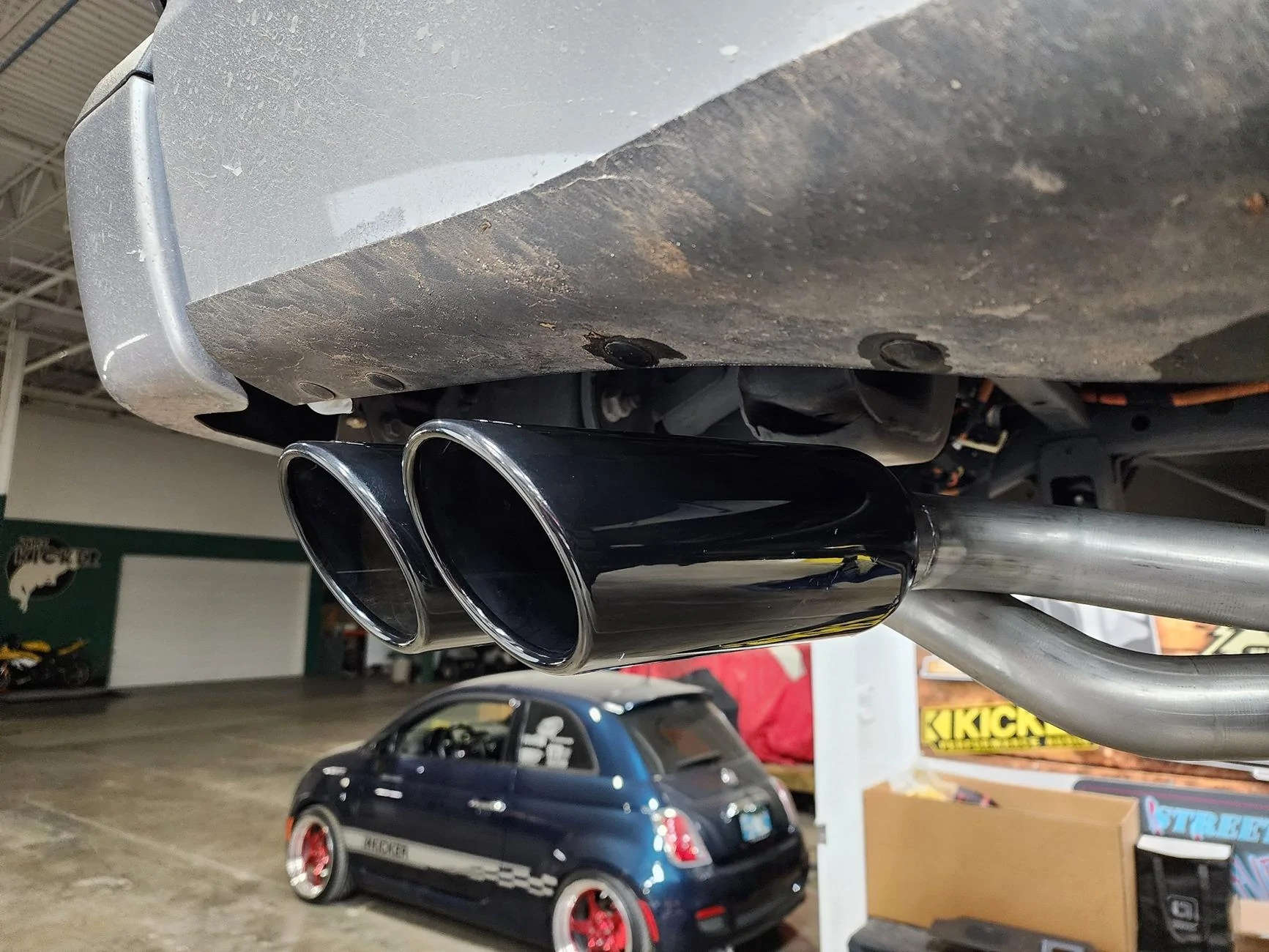 Ford F-150 Dual rear exhaust to side. 20240106_091852_resized